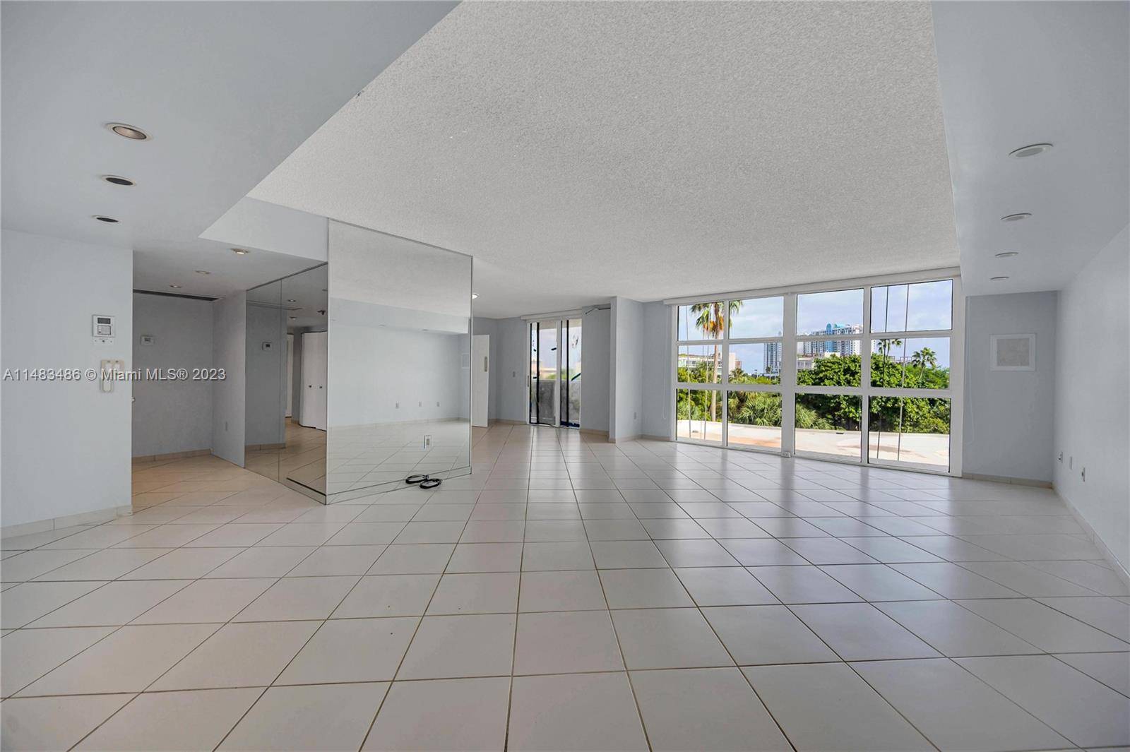 Spacious 2, 388 sq ft 3 bedroom 3 bath in 9 Island Avenue, a true luxury building with resort style amenities.