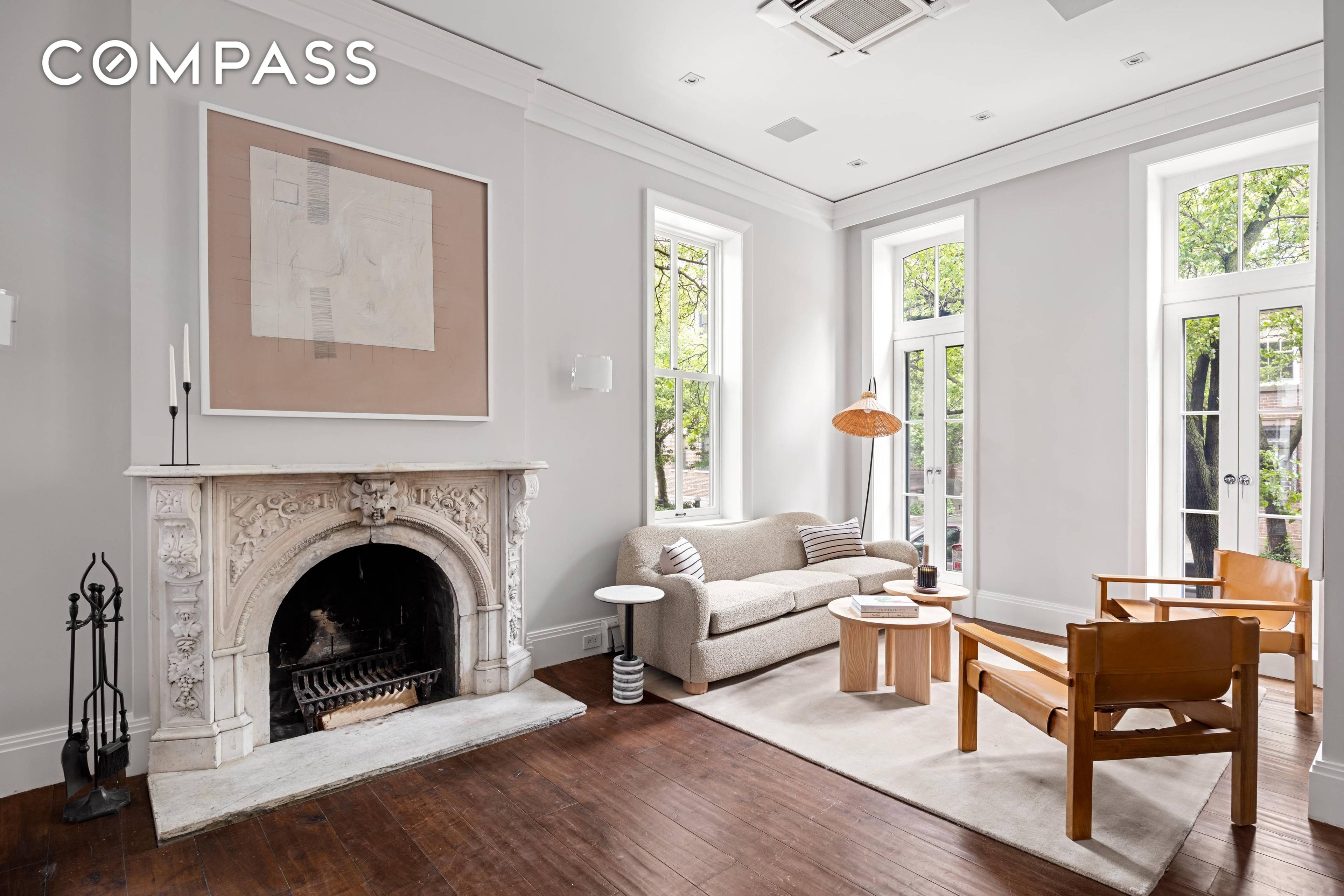 Rarely Available Corner Townhouse In Prime West Village Commanding the corner of West 11th Street amp ; Waverley Place, 214 West 11th is a rare home with triple exposures and ...