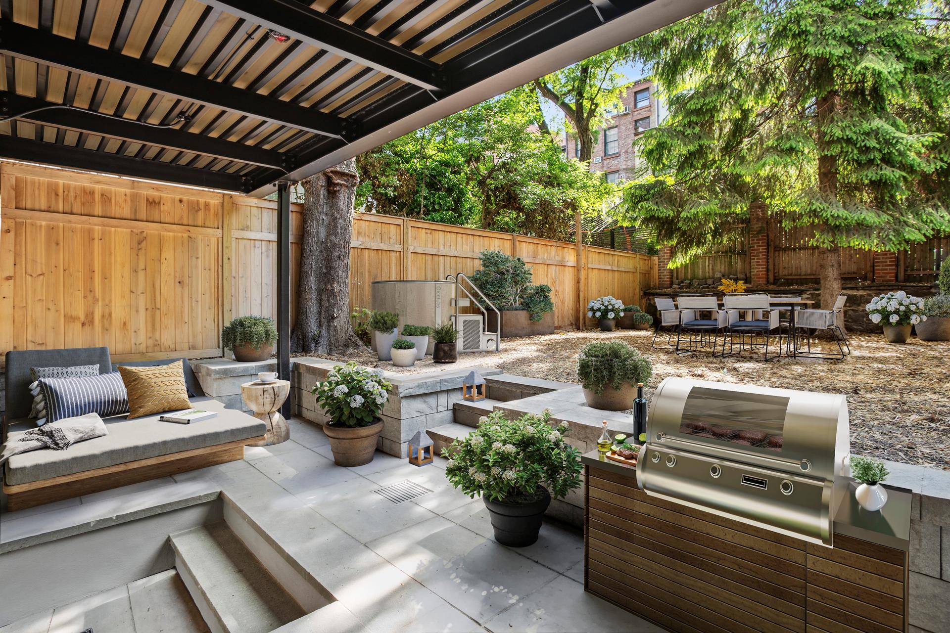 119 Henry Street Apt 1 A Brooklyn Heights Garden Home Redeveloped with Style and Space.