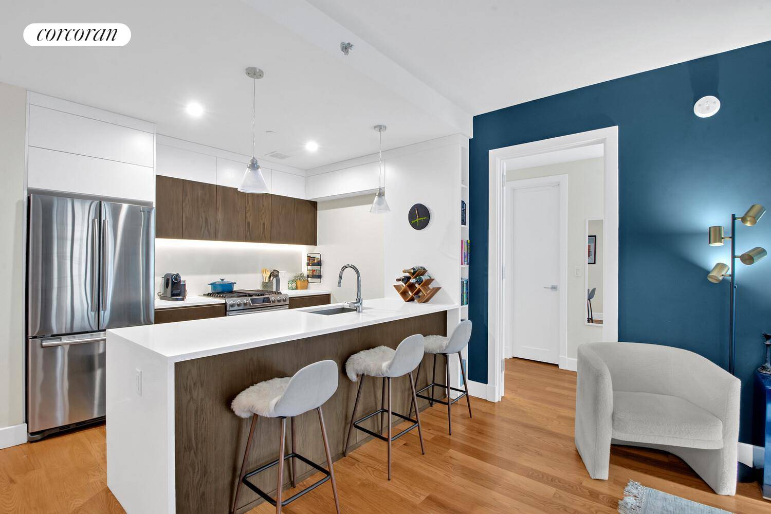 Welcome to Apartment 3A at 2100 Bedford Avenue, a stunning 2 bedroom, 2 bathroom condo that offers the perfect blend of modern luxury and urban convenience.