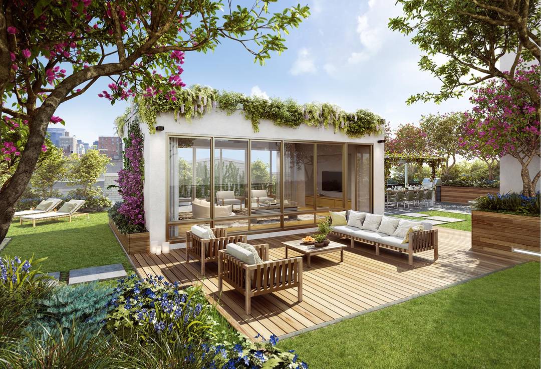 IMMEDIATE OCCUPANCY. The Penthouse at Gramercy Square's Boutique Building presents a striking 4 bedroom, 4.