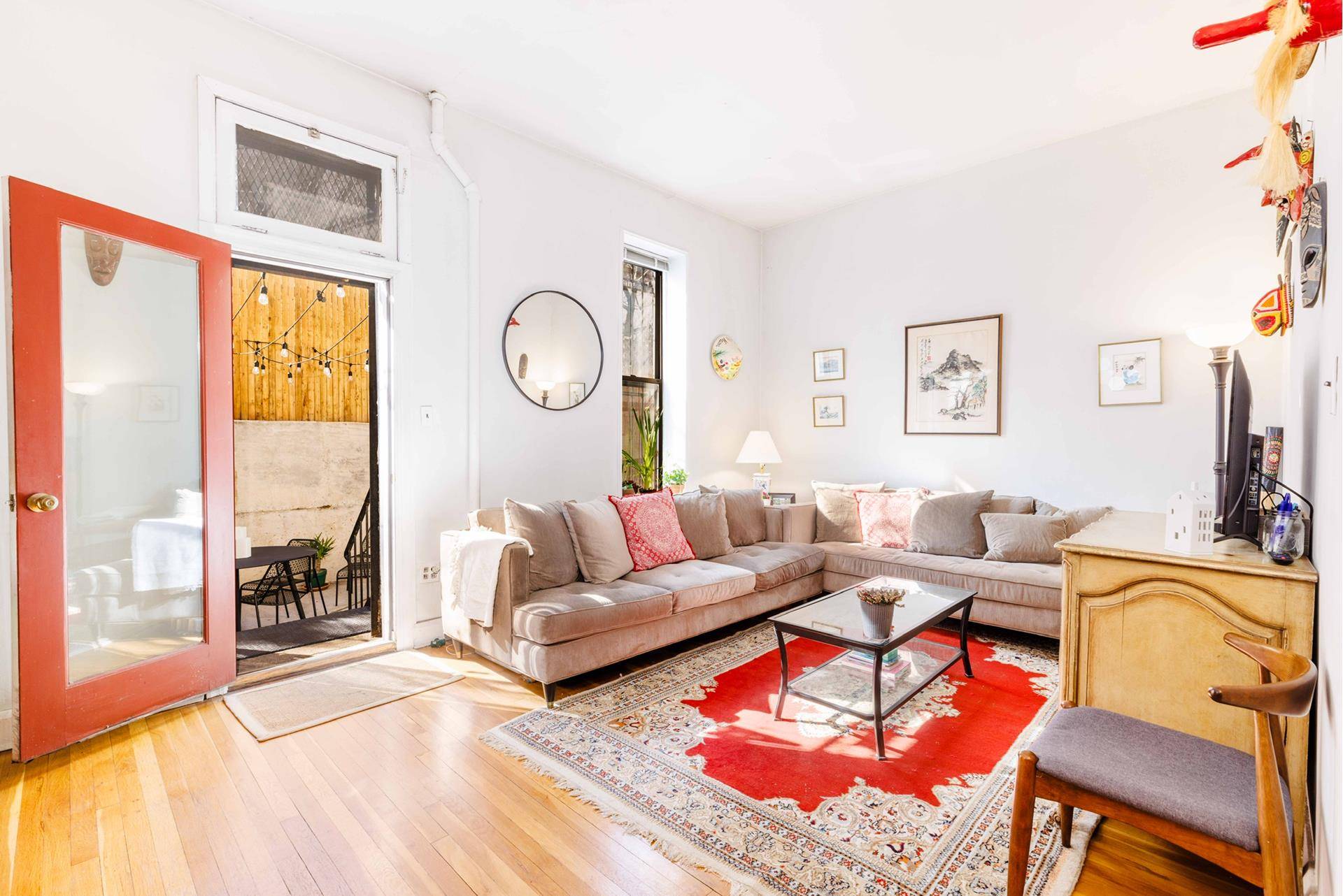 Lovely first floor one bedroom one bath with private spacious backyard patio on the Upper West Side available to rent on August 1.