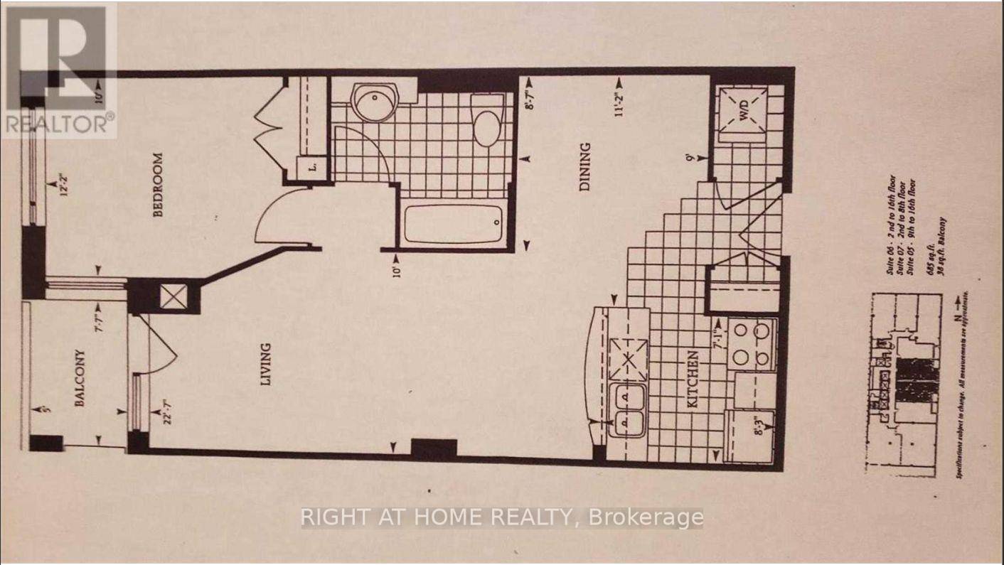 Great 1Bedroom plus Den Sub Penthouse Unit.