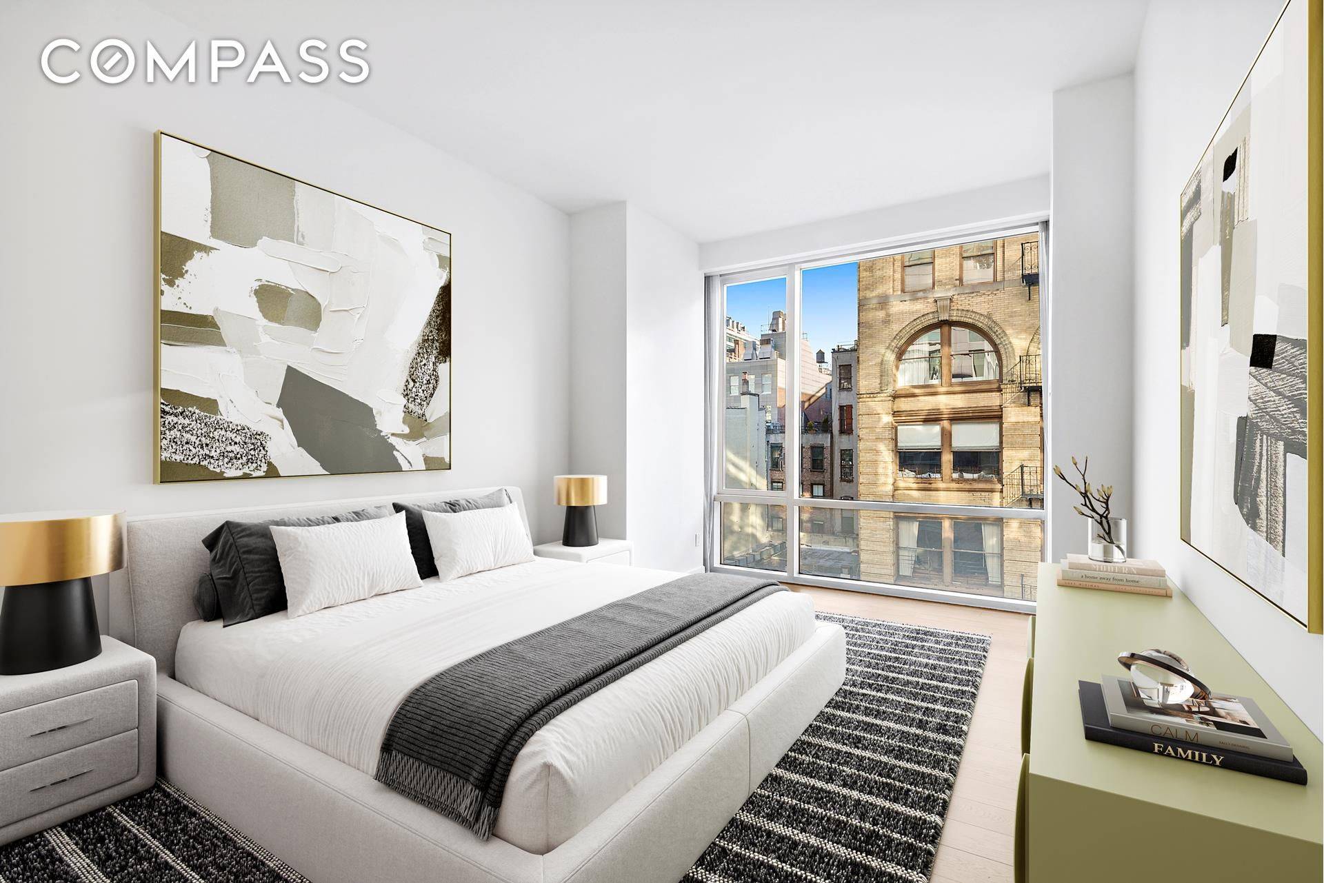 Nestled in Soho's iconic Cast Iron District, this expansive home in the Soho Mews Condominium boasts ceilings soaring over 10 feet, bathed in the warm glow of South Eastern light, ...