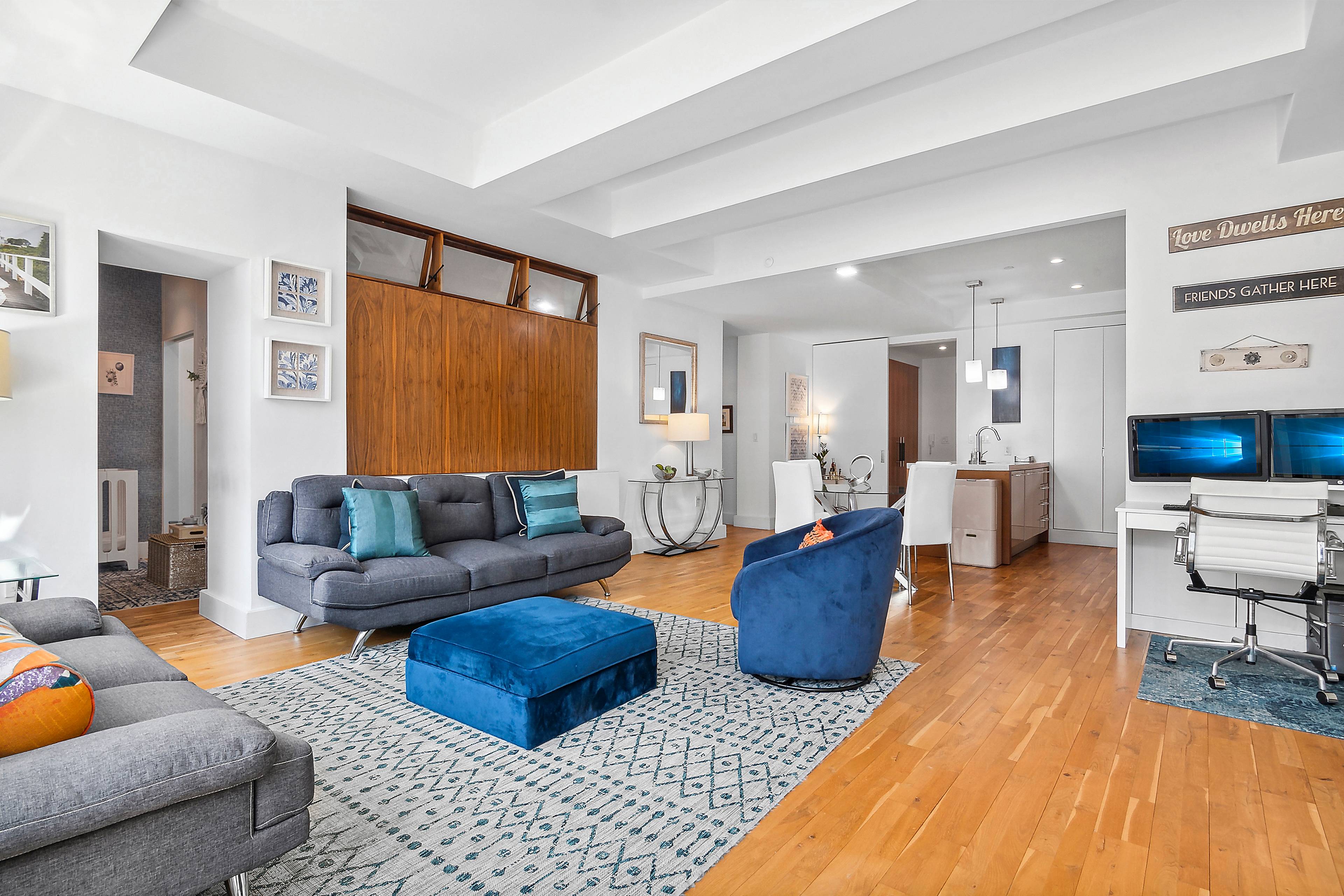 This 1, 175 square foot home can easily add more bedrooms !