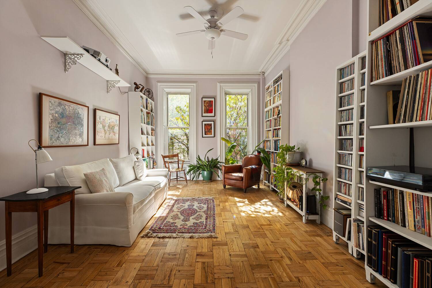 This oversized amp ; sprawling 2 bedroom pet friendly home is located in a beautiful pre war brownstone mansion situated on one of Brooklyn Height's most coveted locations, a block ...