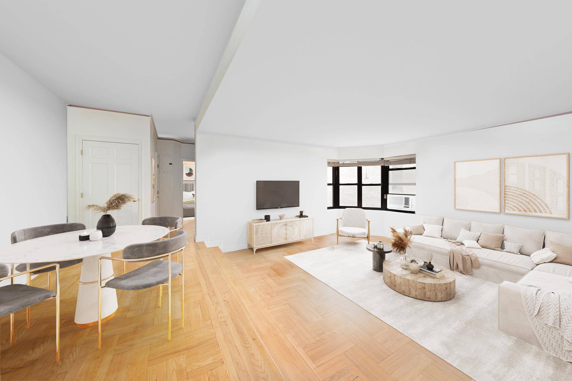 Quiet art deco style oversized one bedroom in a prime East 70's location.