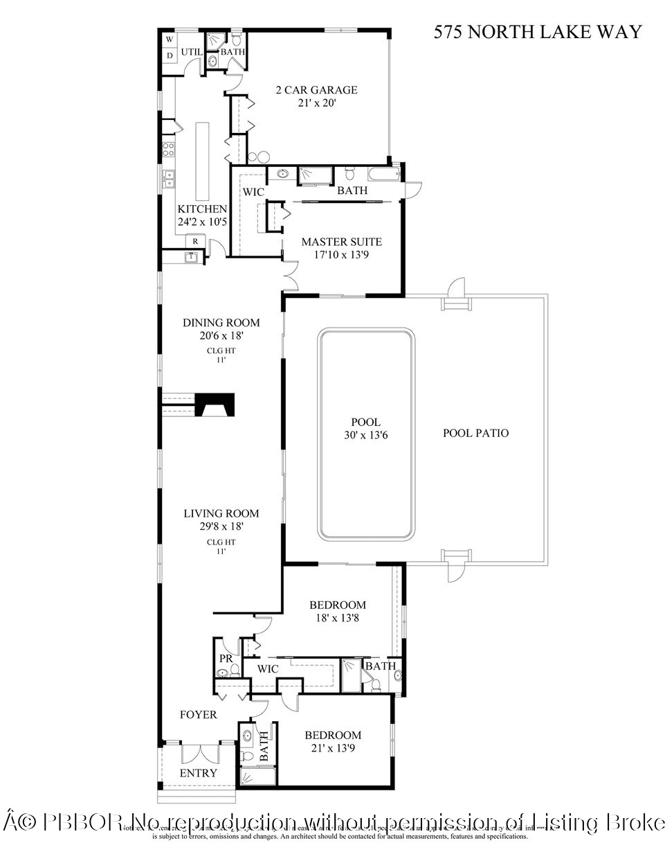 Located on North Lake Way and South Woods Road, this North End property sits on a generous 11, 761 square foot corner lot.