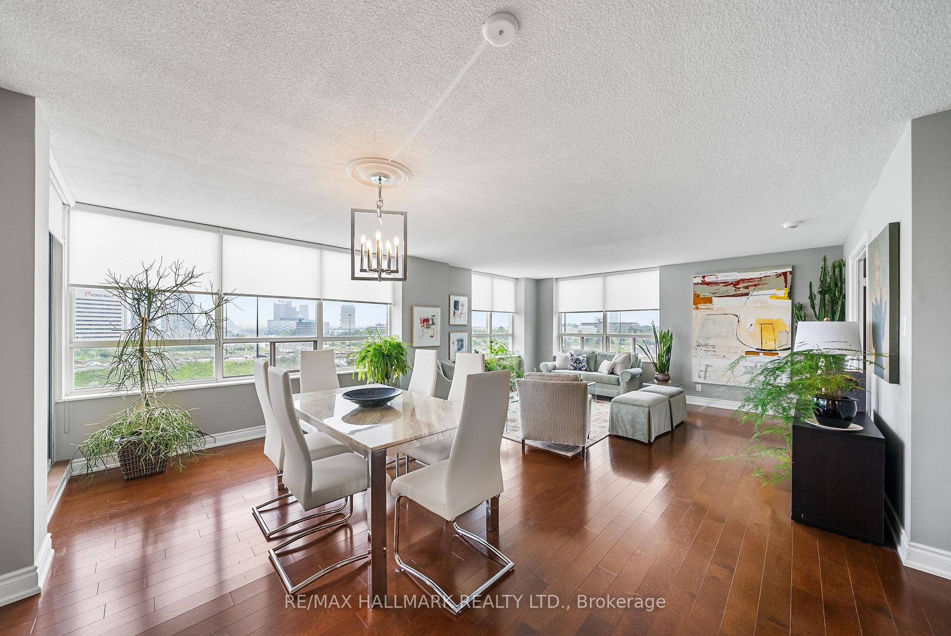 Step into 1, 615 sq ft of beautifully renovated, light filled living !
