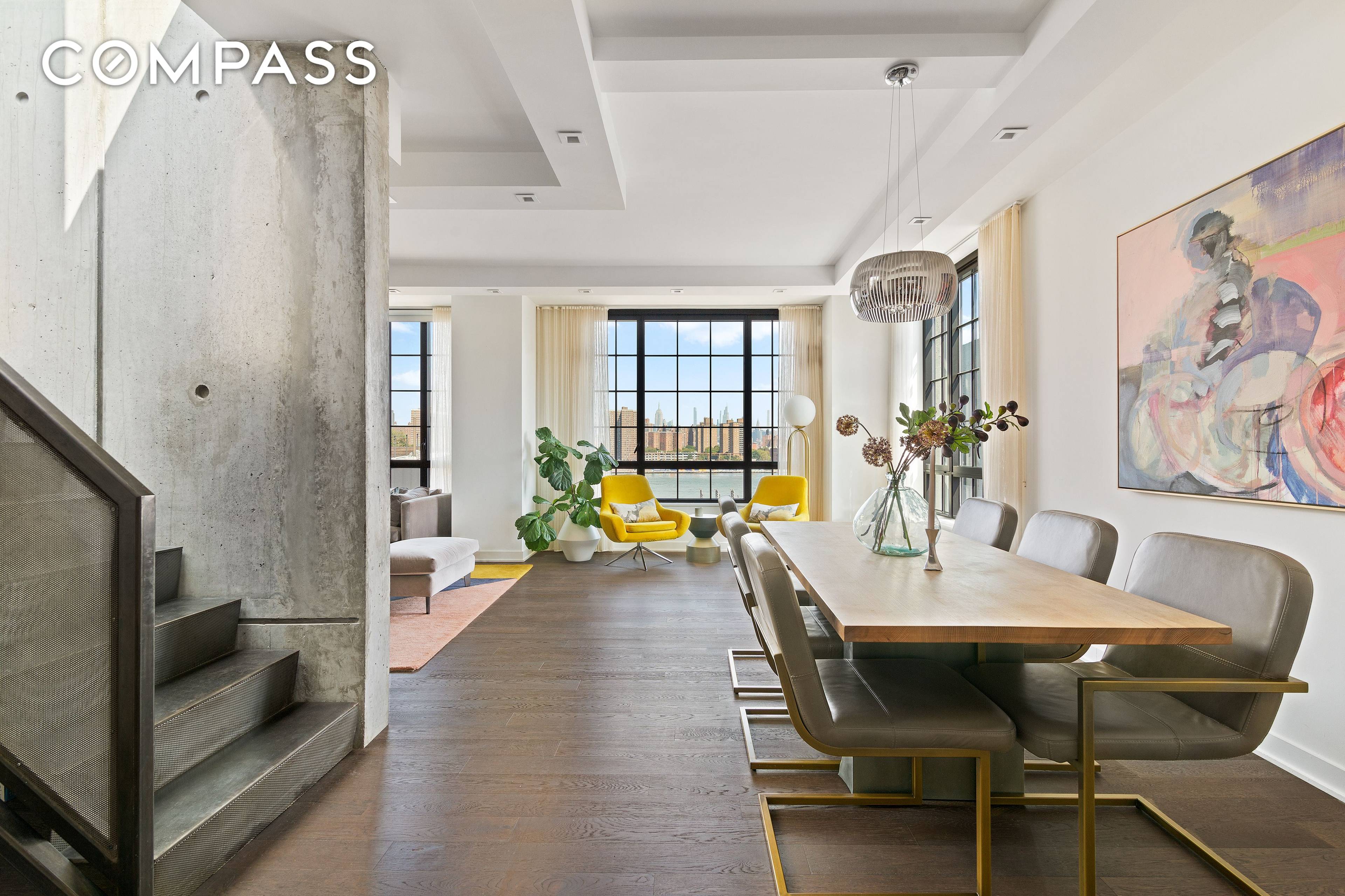 Extraordinary Penthouse Condo with PRIVATE 3, 000 sq ft rooftop paradise PLUS two private parking spaces like no other in all of DUMBO !