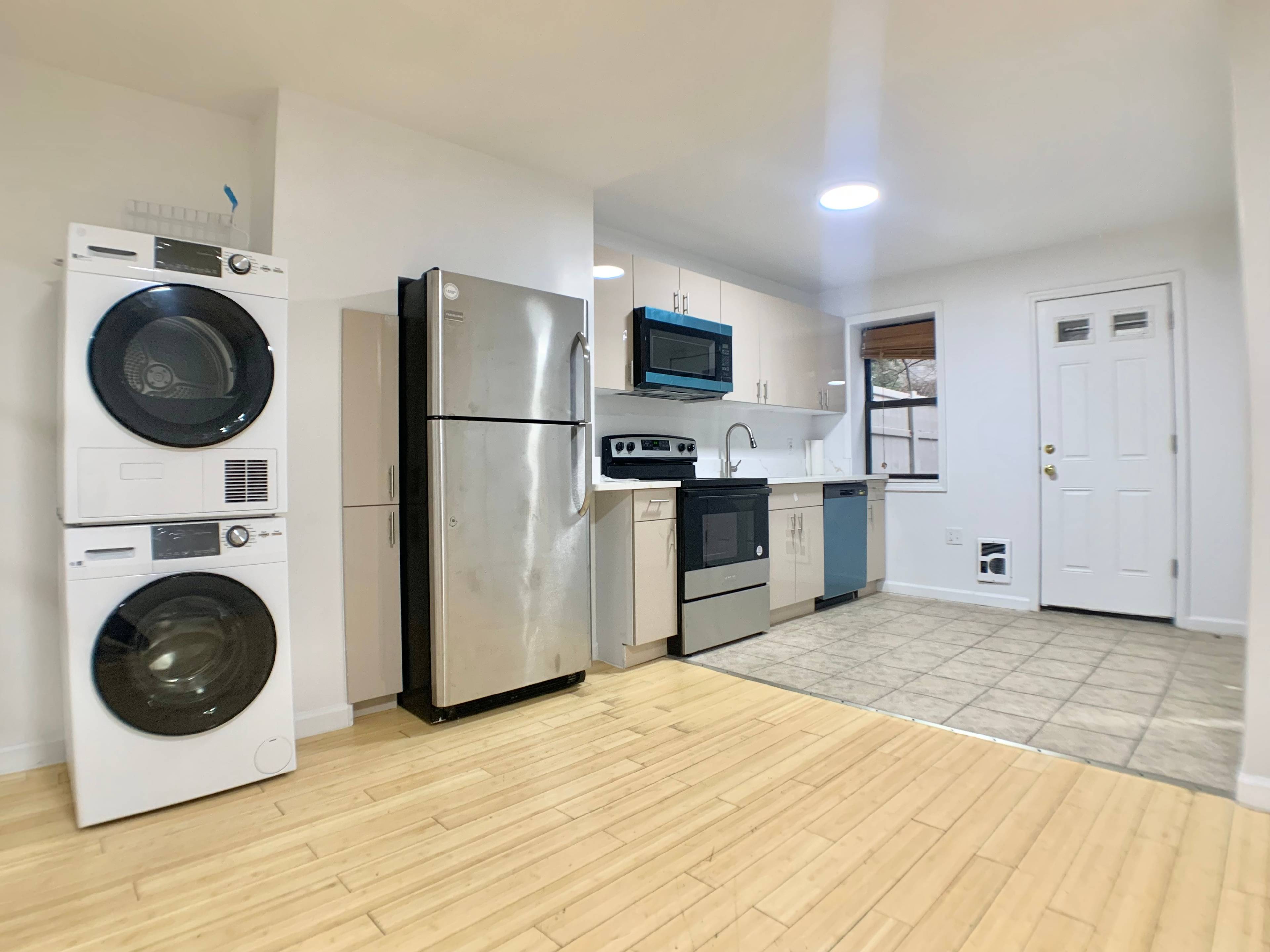 Welcome home to this gorgeous brownstone garden apartment at 110 West 130th street.