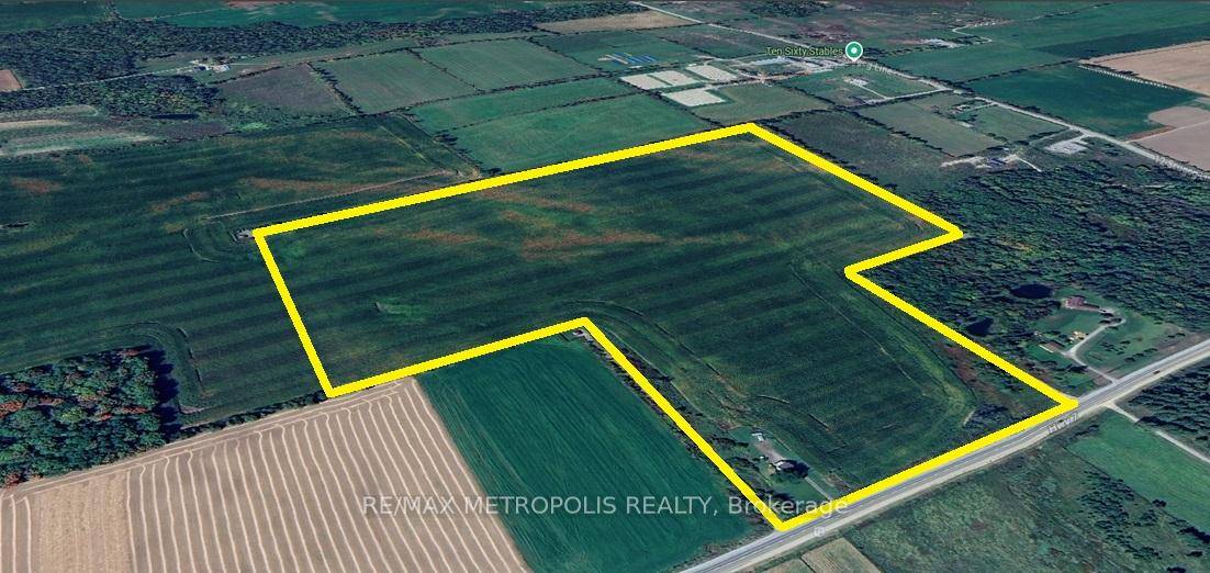Beautiful 65 Acres Crop Farm Located Just Outside Of Greenbank, Ontario.