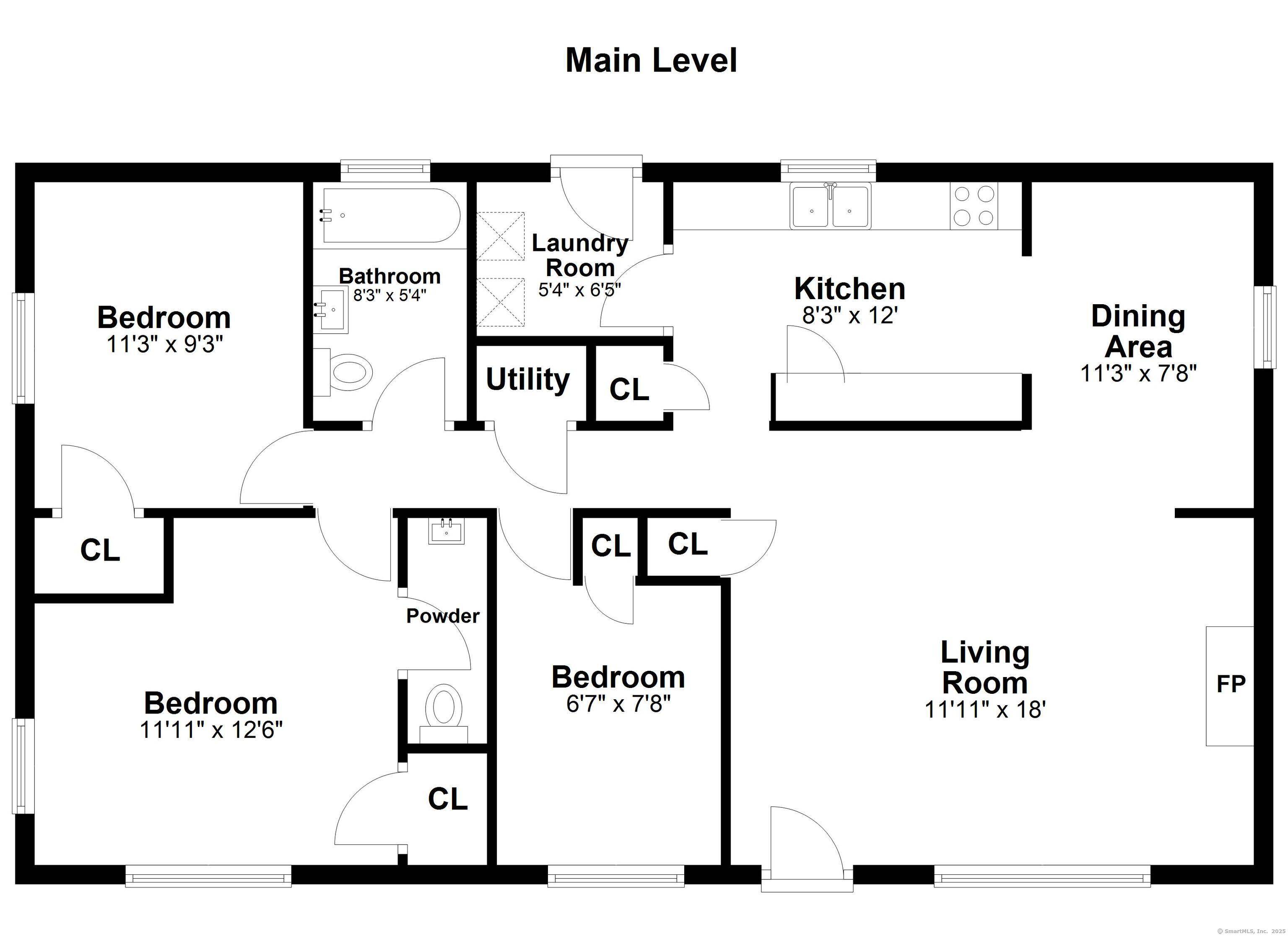 Welcome to this charming 3 bedroom, 1.