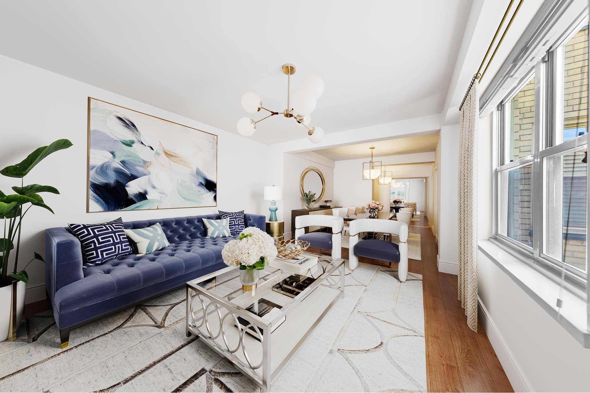 Welcome to Apartment 7EA at Sutton House A Serene and Spacious Urban Oasis This expansive, move in ready home is currently configured as a two bedroom, one bathroom apartment and ...