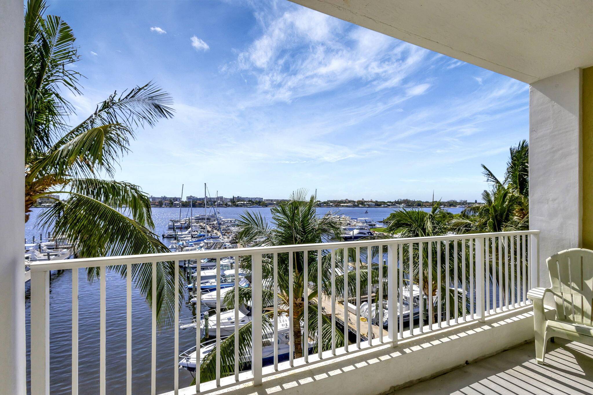 Elegant 3 BR 2 Bath condo with Intracoastal views, offering pristine sunrises and romantic moonrises from the two balconies.