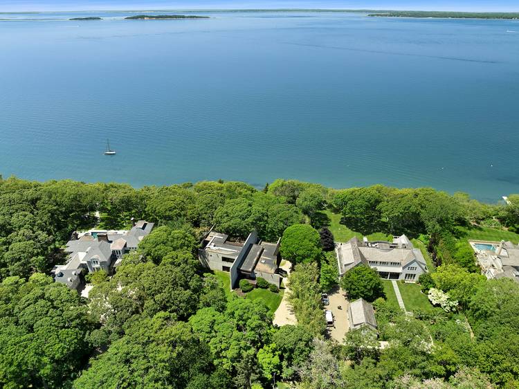 Modern Waterfront Retreat with Community Tennis