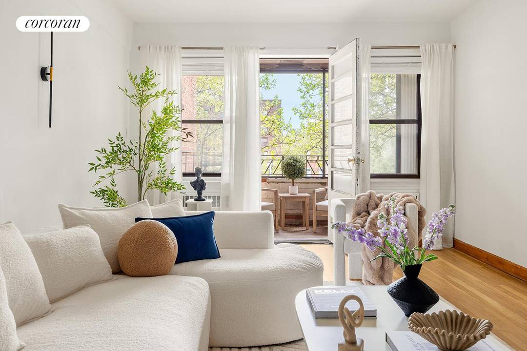 Thoughtfully designed and filled with natural light, this beautifully renovated one bedroom converts to a two bedroom, one bathroom Windsor Terrace co op combines generous proportions with a seamless layout, ...