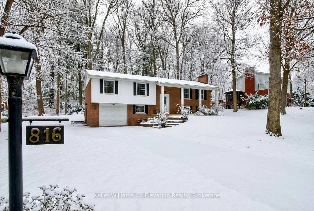 Just steps from Gawley Park Beach amp ; the Midland Rotary Trail, this incredible family home offers seasonal water views, nearly half an acre of privacy, and the perfect blend ...
