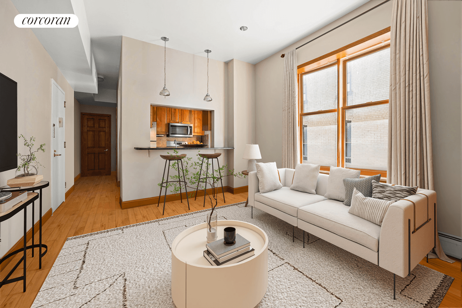 Welcome to unit 4D at 145 Prospect Park West, a two bedroom jewel box condo in one of the most desired locations in all of Brooklyn.