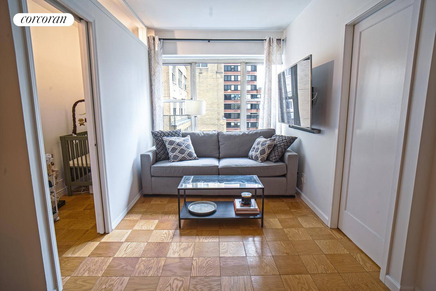 A sophisticated and modernly designed one bedroom with a true bonus room !