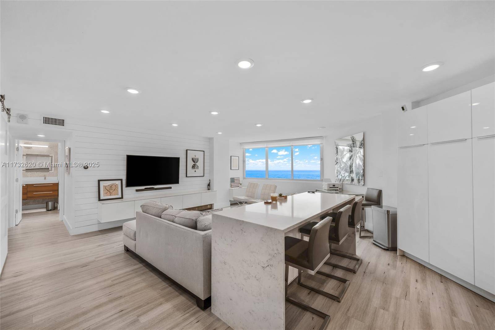 Experience breathtaking ocean views the moment you enter this beautifully renovated 1 bedroom den condo, 2 full bathrooms.