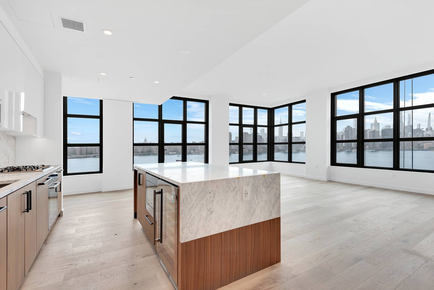 Don't Miss This Brand New Condo with Insane Protected Views of the River and NYC !