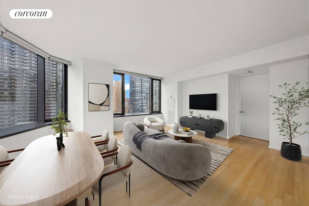 Newly renovated and flooded with natural light, this sophisticated two bedroom, two bathroom condominium at one of Midtown East's most prestigious addresses delivers the rare combination of sweeping city and ...