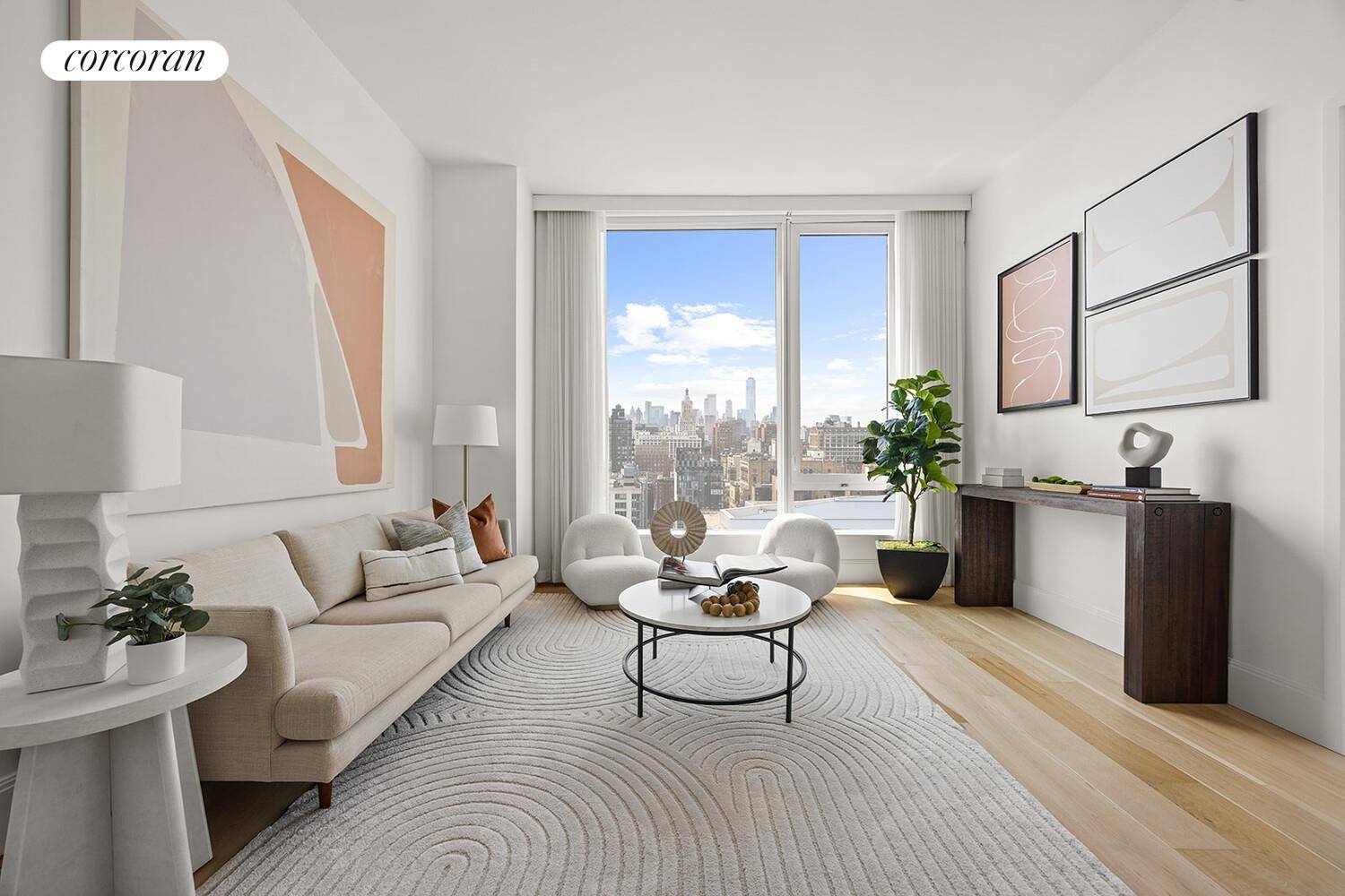 Professional Photos Coming soon Corner 2 Bed with Iconic City Views Residence 26C is a corner 2 bed, 2 bath home that showcases unparalleled Southern and Western views of the ...