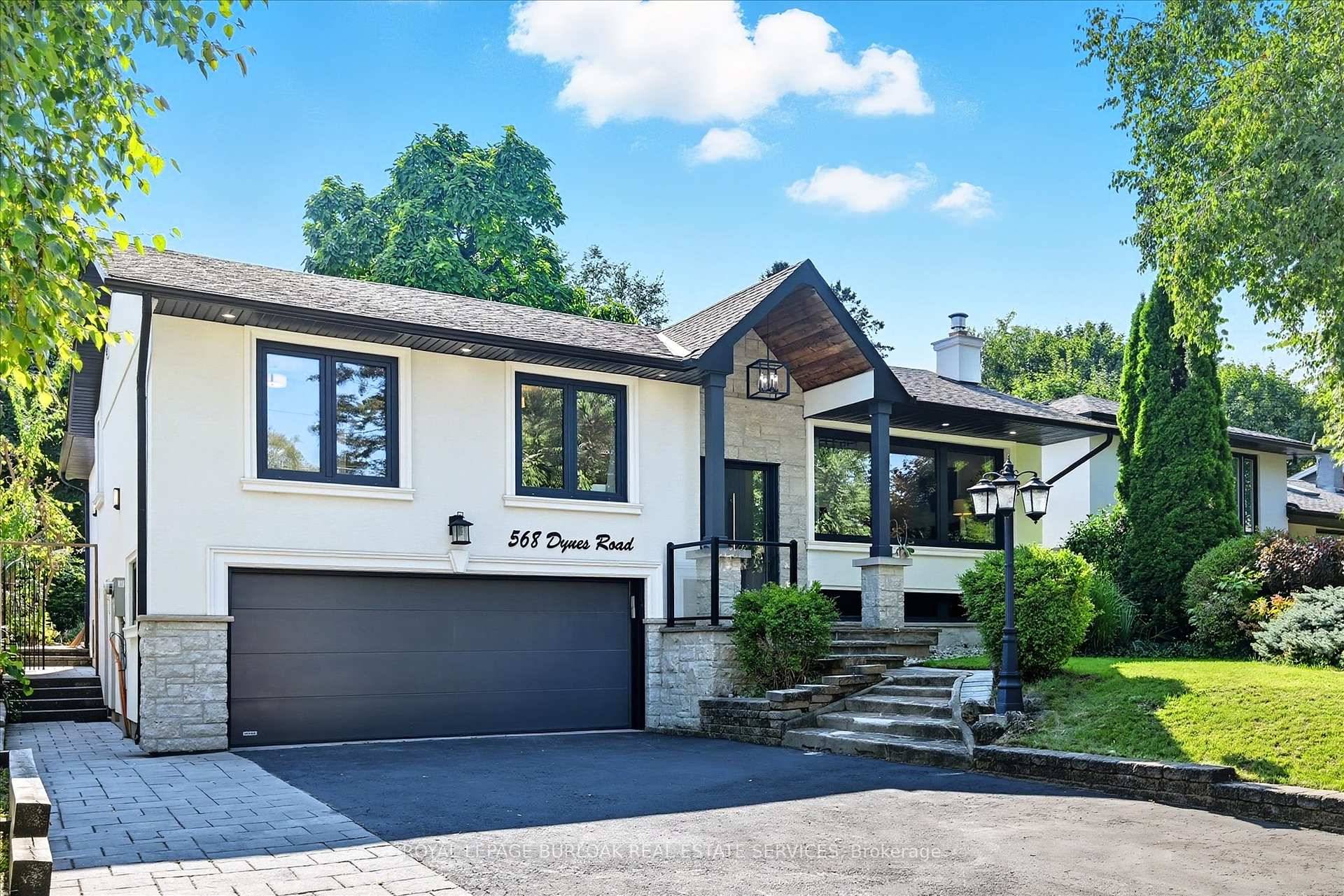 Professionally designed European inspired raised bungalow.