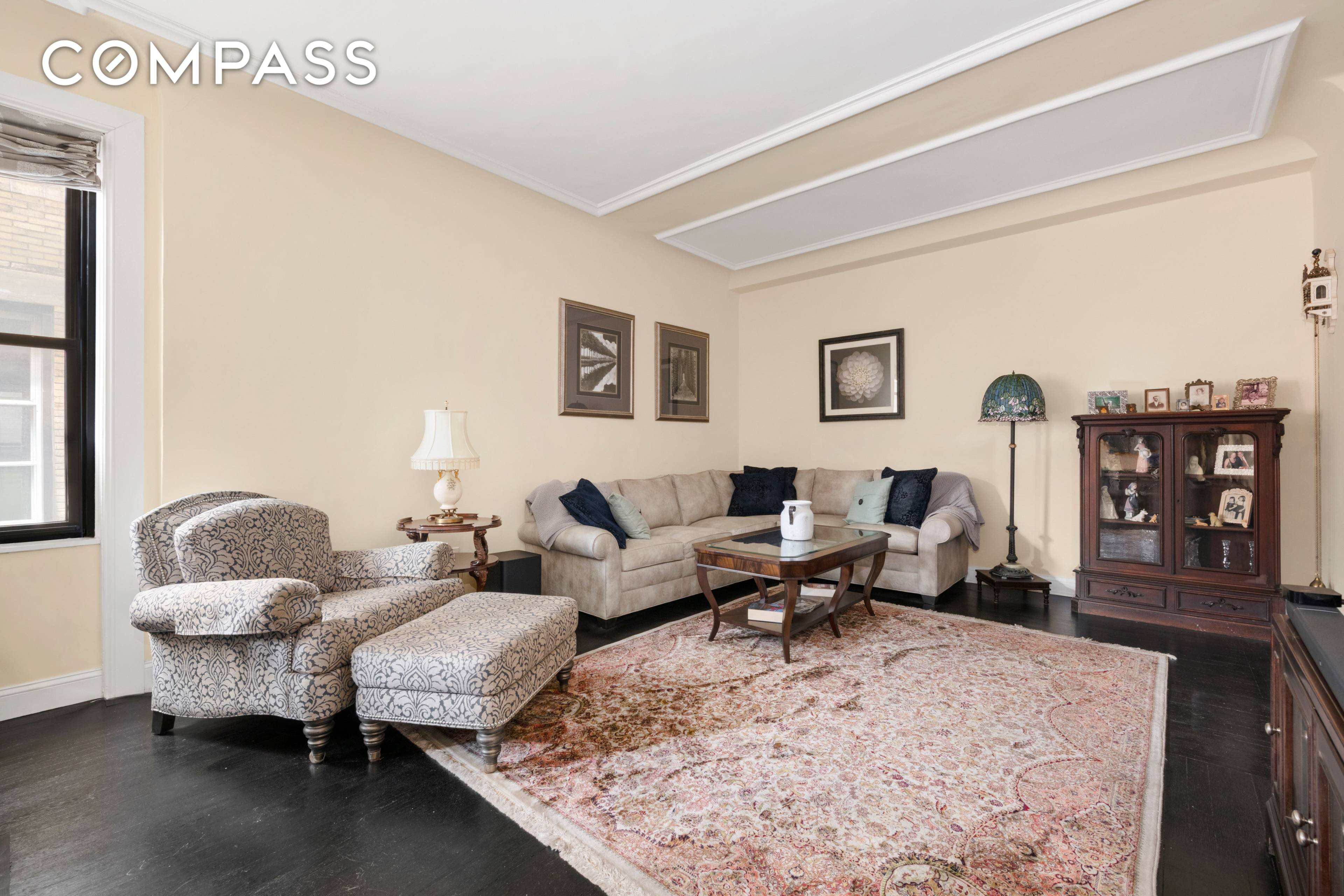 Welcome to Residence 6A at 380 Riverside Drive a spacious and elegant one bedroom with a dedicated home office, offering a seamless blend of pre war character and modern upgrades.