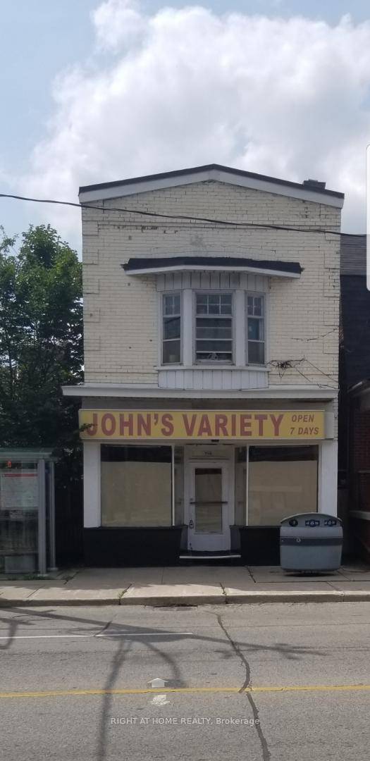 Detached 2 storey Retail Store with Apartments just north of Dovercourt and Bloor St W.