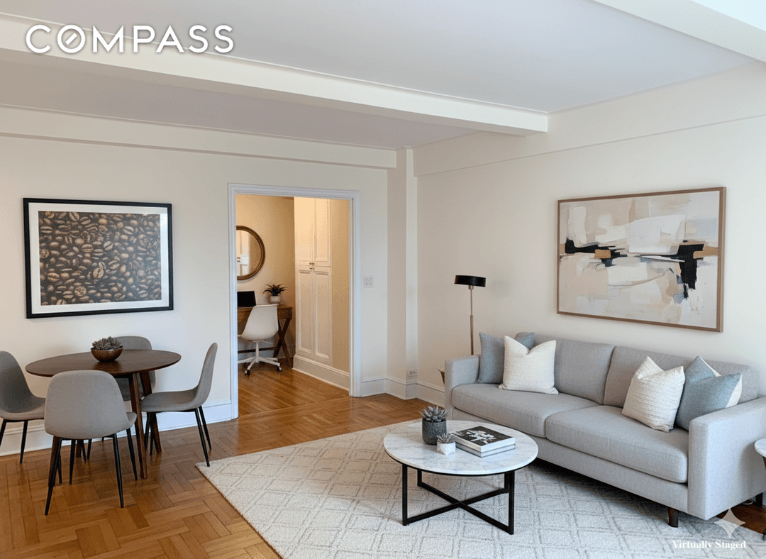 Experience the ultimate blend of historic charm and modern scale in one of the largest one bedroom layouts at 433 West 34th Street.