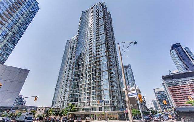 Renovated in September 2024, this bright and spacious 1 den unit features new flooring, fresh paint, and an open concept layout with floor to ceiling windows.