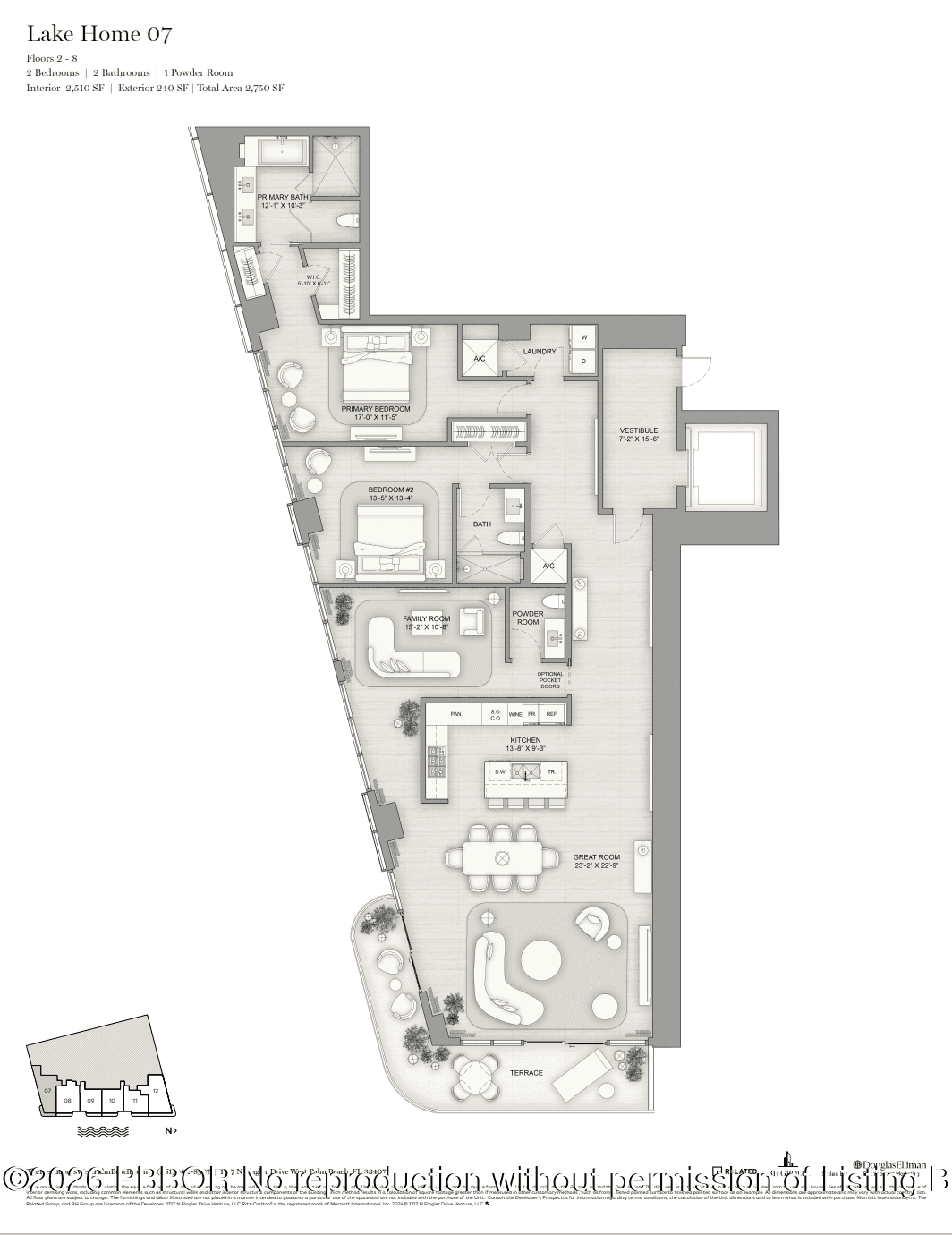 Introducing The Ritz Carlton Residences, West Palm Beach, a limited collection of homes all with direct breathtaking water views.