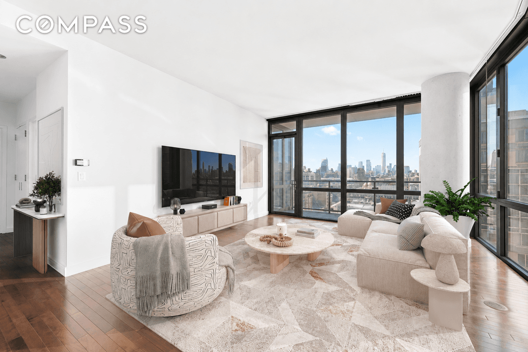 This exceptional residence offers the perfect blend of sweeping views, private outdoor space, generous proportions, and full service luxury living in the heart of Chelsea.