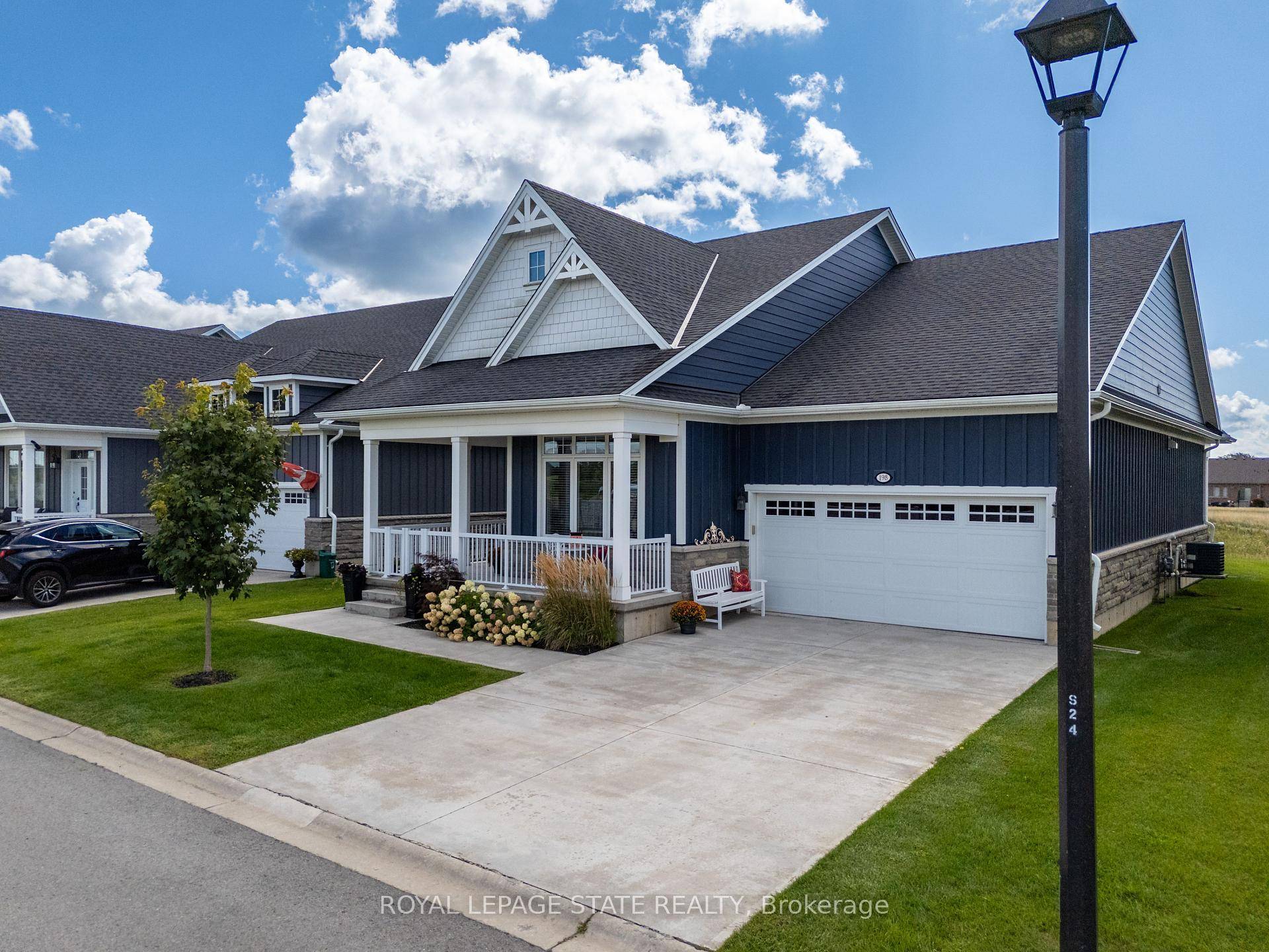 Gorgeous sought after bungalow style home on the 16th hole overlooking the fairway and green of a championship golf course.