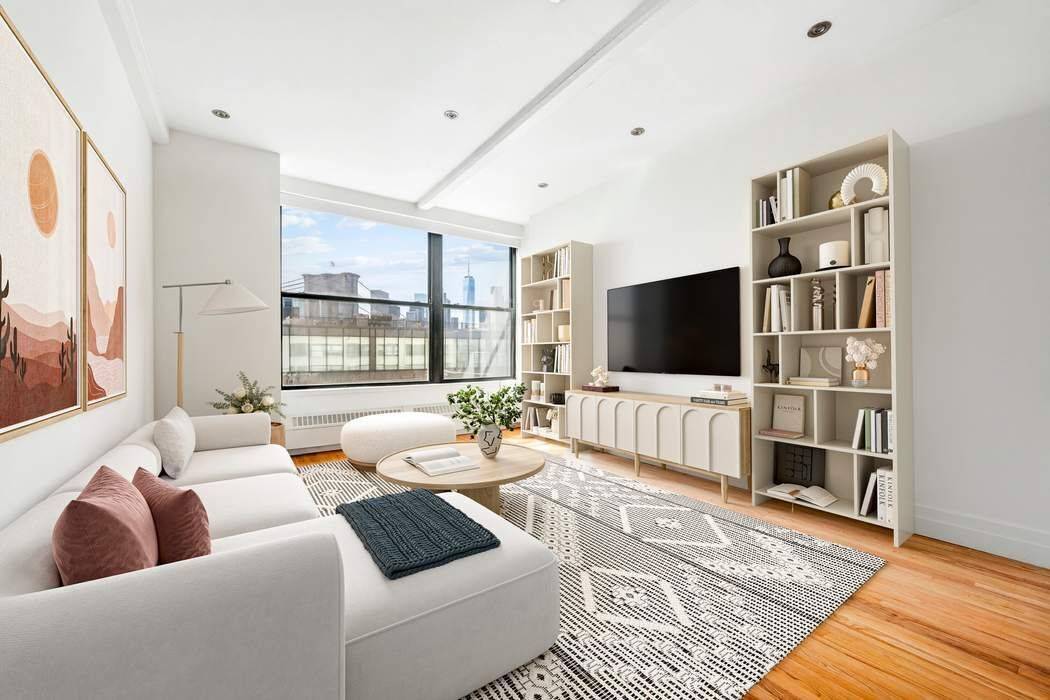 Located in DUMBO s highly coveted Clocktower Condominium sits this approx.