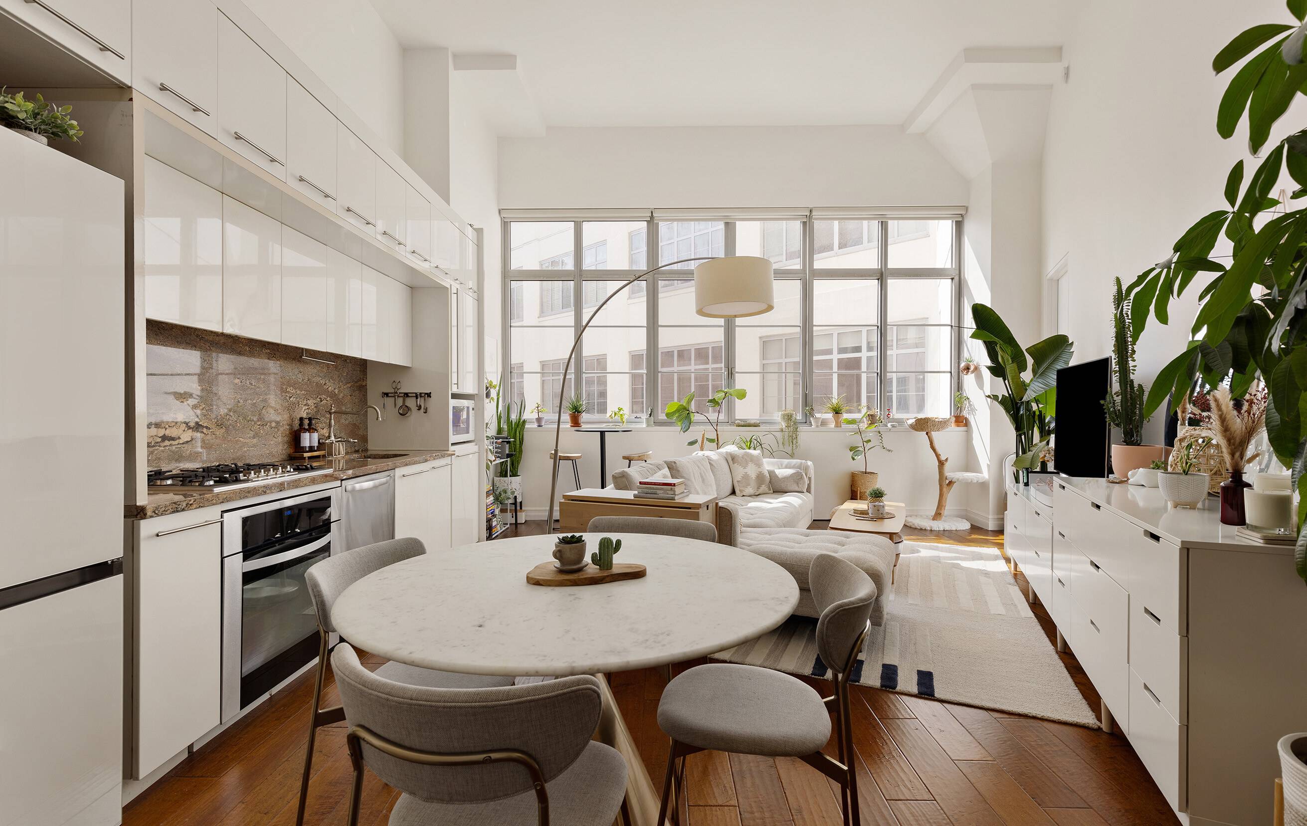 Welcome to unit 453, at Arris Lofts this southern and eastern facing 1 bed 1 bath features 842 square feet of living space, oversized windows, soaring 15 foot ceilings, and ...