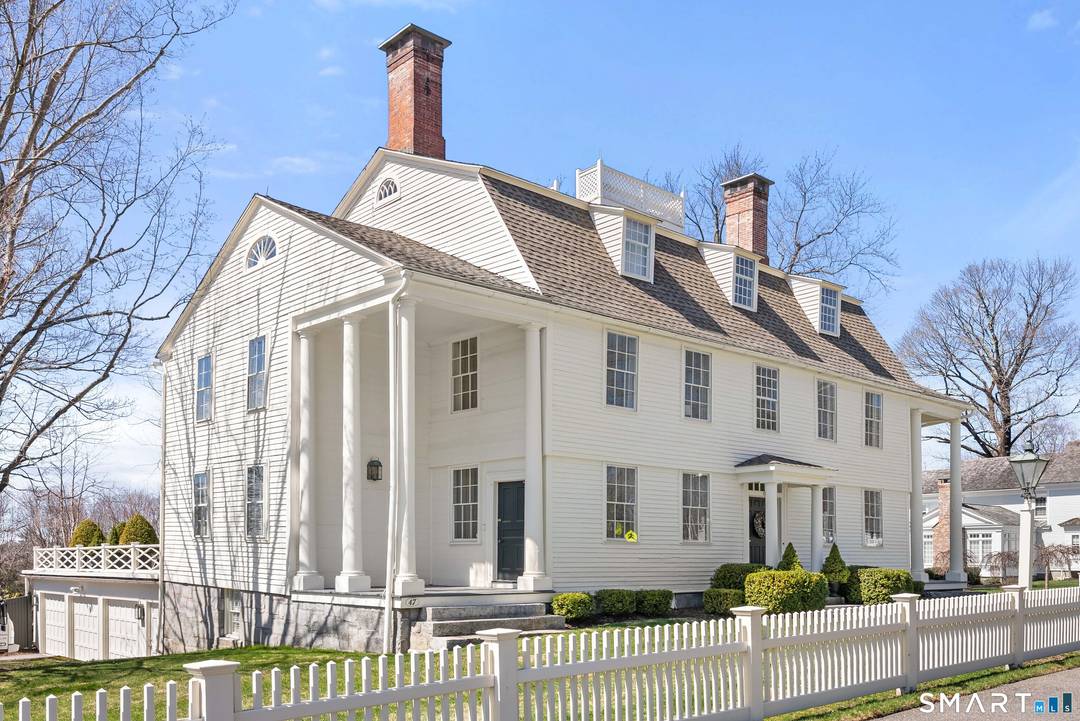 On nearly an acre in the Borough of Litchfield, the 1775 Benjamin Tallmadge House is a rare offering in the Litchfield Historic District.