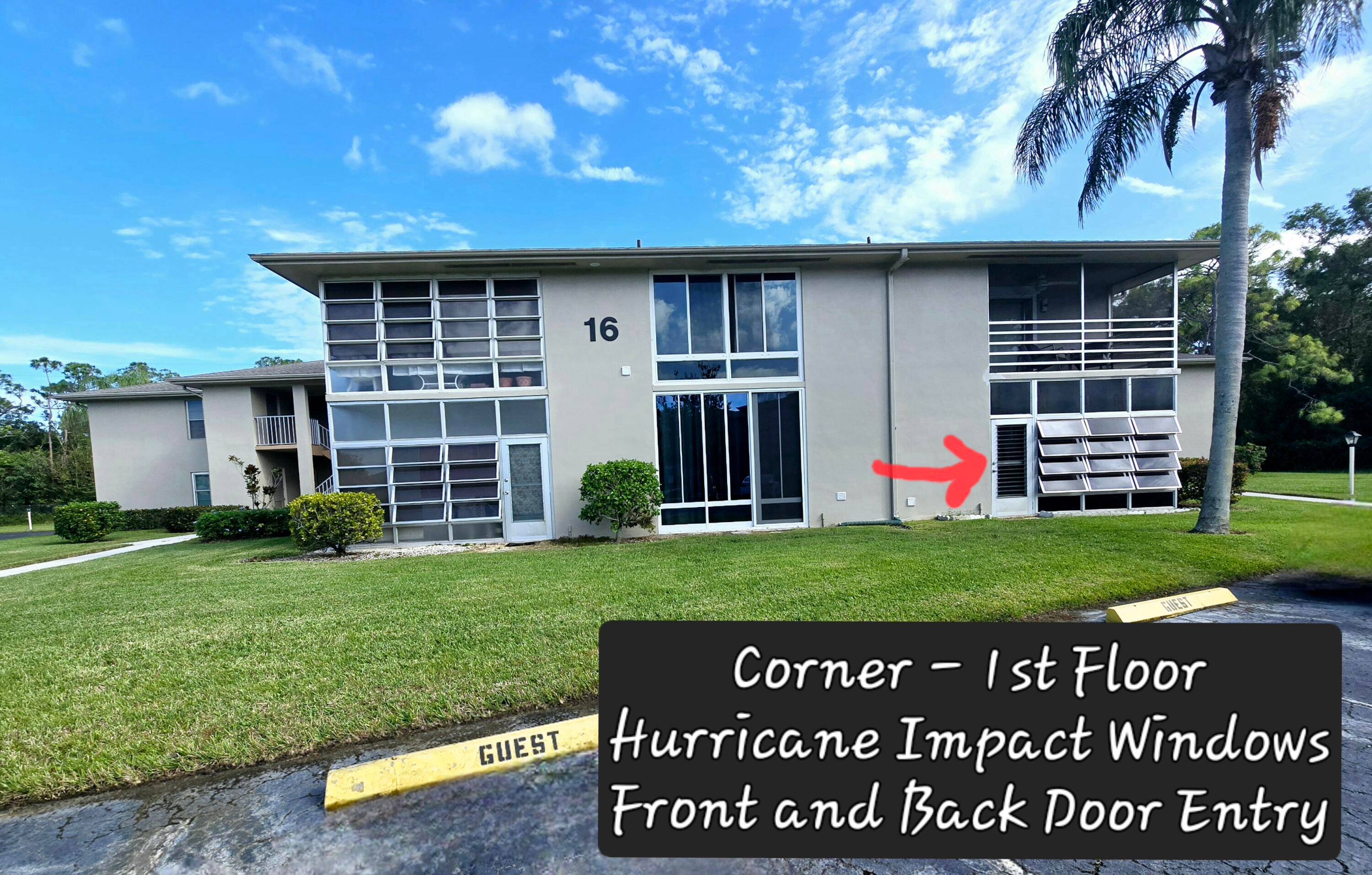 WOW ! A magnificent CBS construction condo with Hurricane Impact Windows nestled in the active, private and peaceful 55 community of VISTA ST.