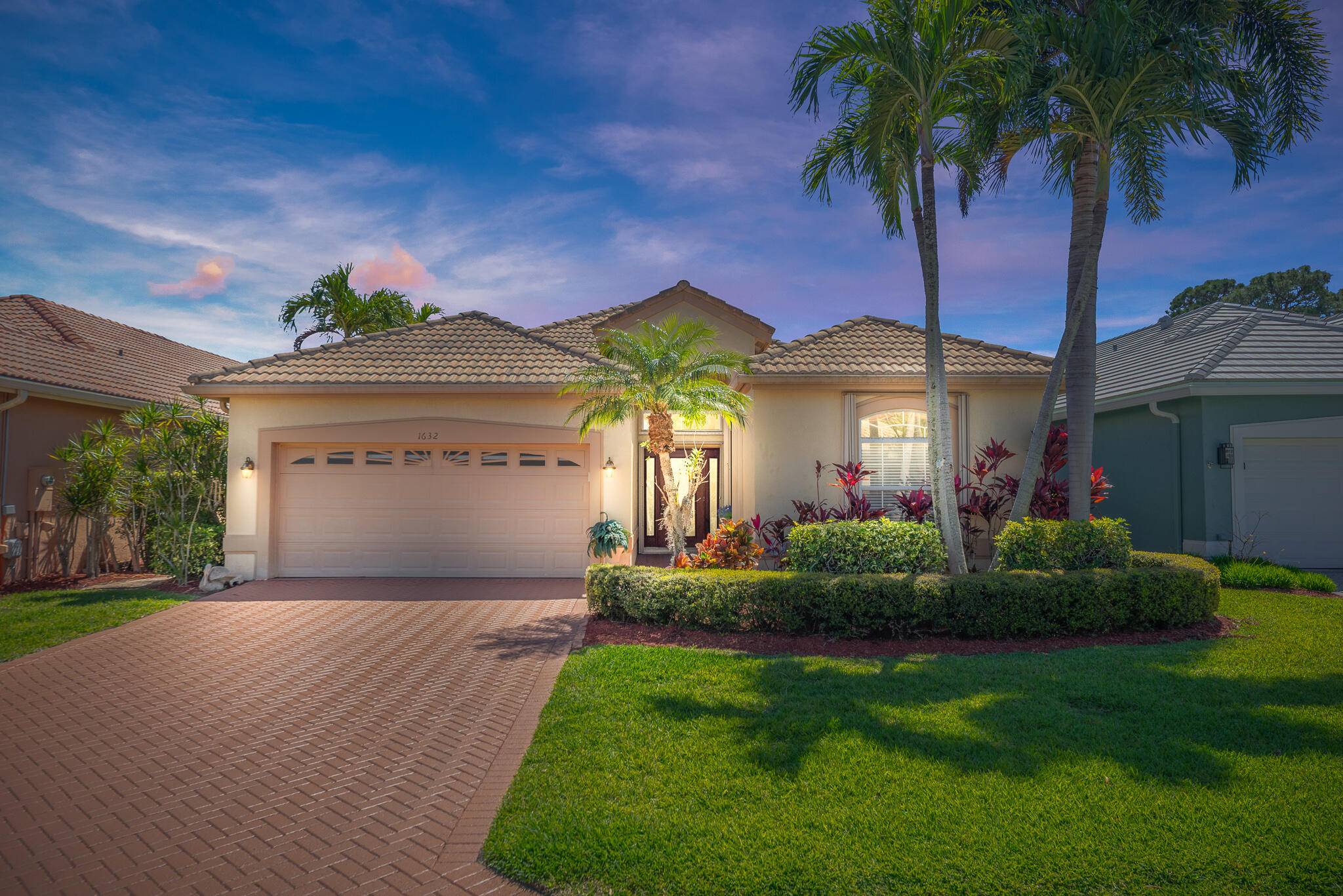 READY for NEW OWNER ! 3 bedroom 2 bath CBS home and a 2 car garage located in the Desirable Gated Community of Ballantrae in the Sandpiper Area.