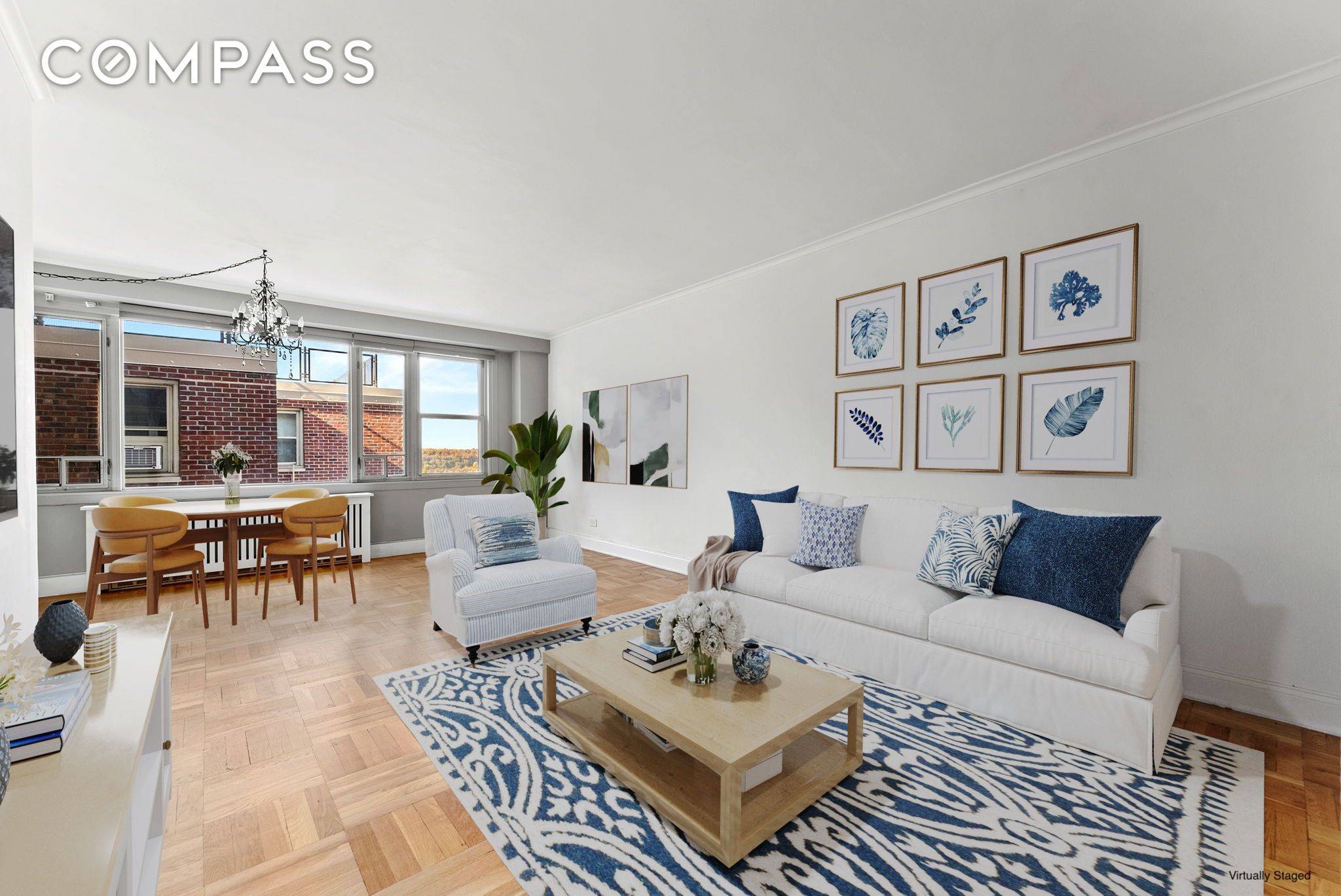 Updated price ! Imagine enjoying every season s beauty from every window this high floor apartment offers stunning sunset views over the Hudson River year round.