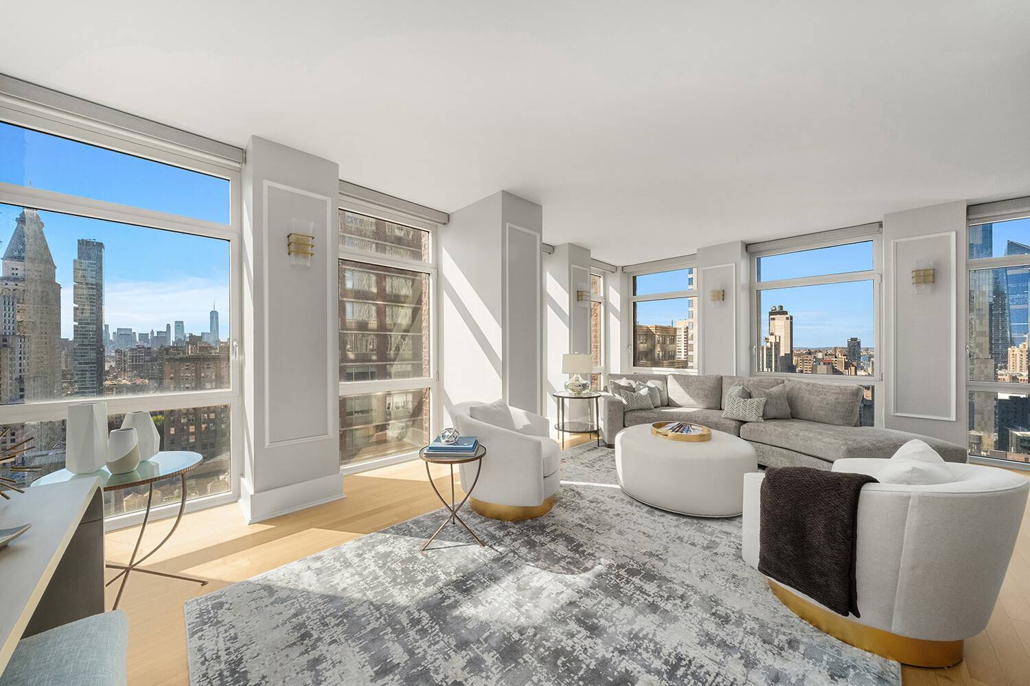 Eklund Gomes Team presents soaring luxury with iconic views, perched on the 29th floor of the coveted Sky House, this stunning two bedroom, two and a half bathroom corner residence ...