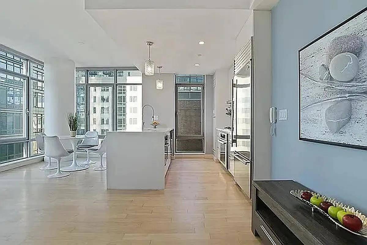 Gorgeous two bedroom, two bathroom corner unit with direct views of the East River.
