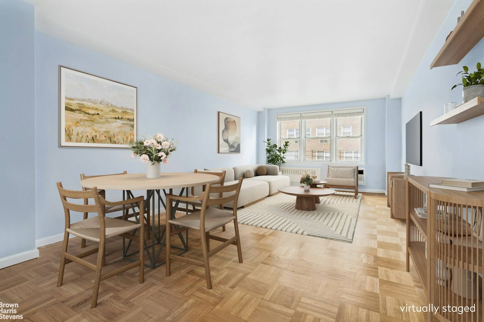 Renovated corner one bedroom in Kips Bay.