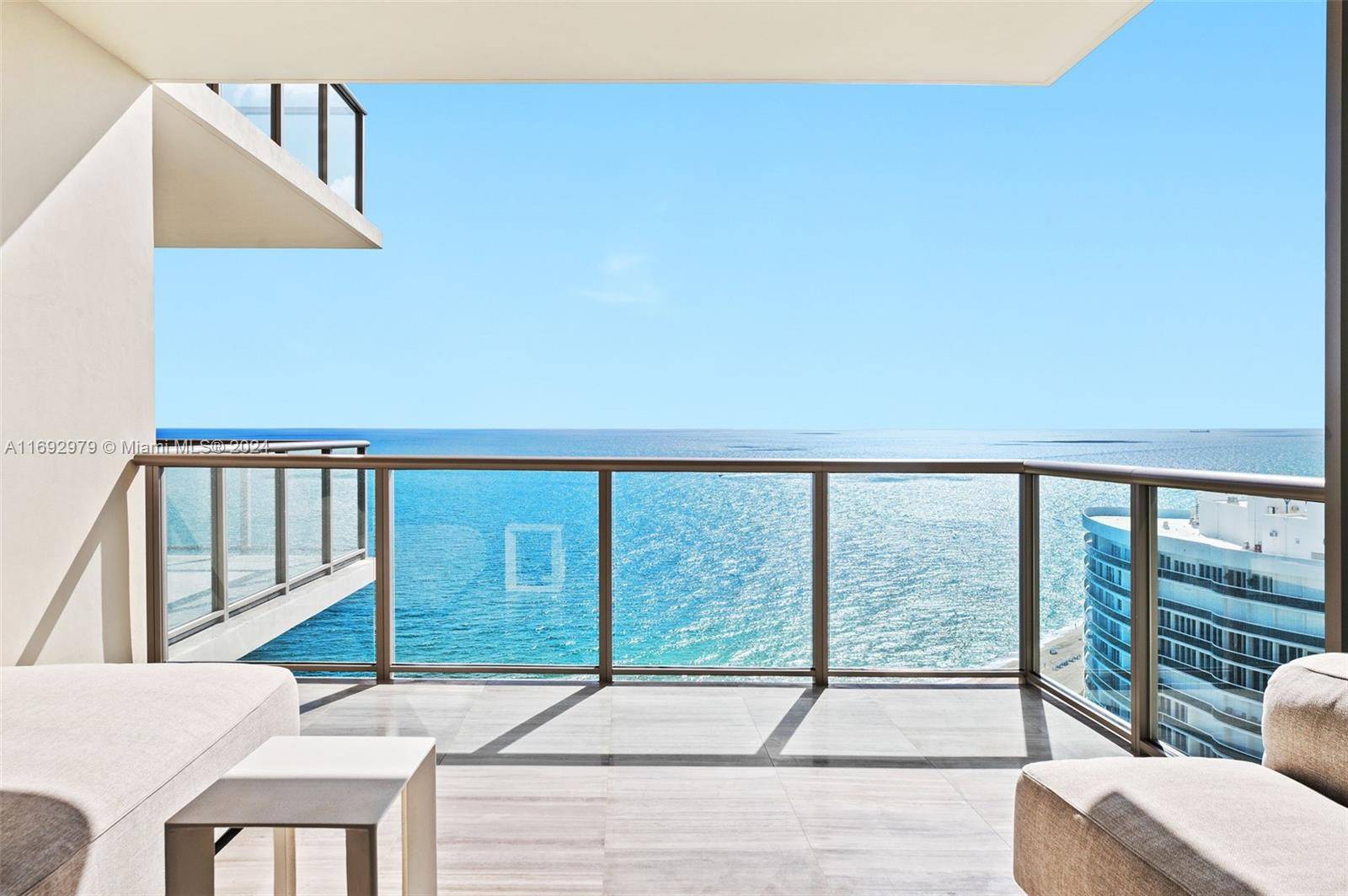 Indulge in ocean views from every room in this meticulously remodeled 2, 103 sqft condominium, featuring 3 expansive oceanfront balconies and captivating South East views spanning the ocean, South Beach, ...