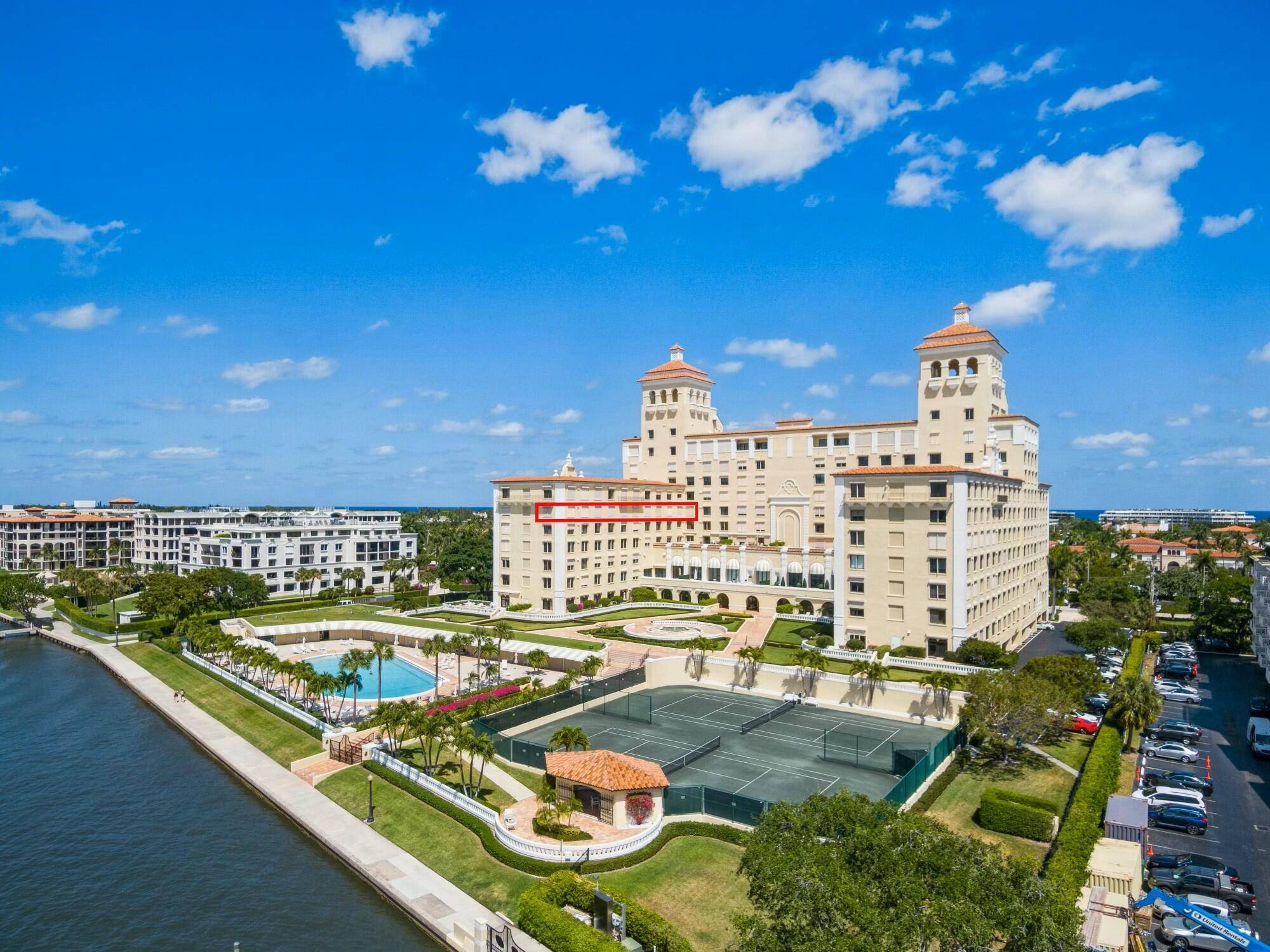 Extraordinary rare opportunity of a 3 bedroom plus 2 bedroom combined condo at the prestigious Palm Beach Biltmore on a high floor.