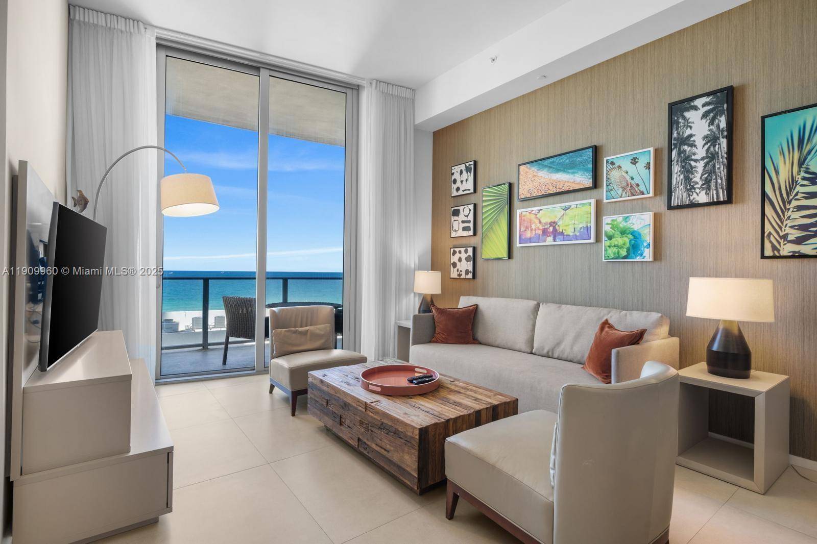Stunning spacious fully furnished unit at Hyde Residences with direct and open ocean views.