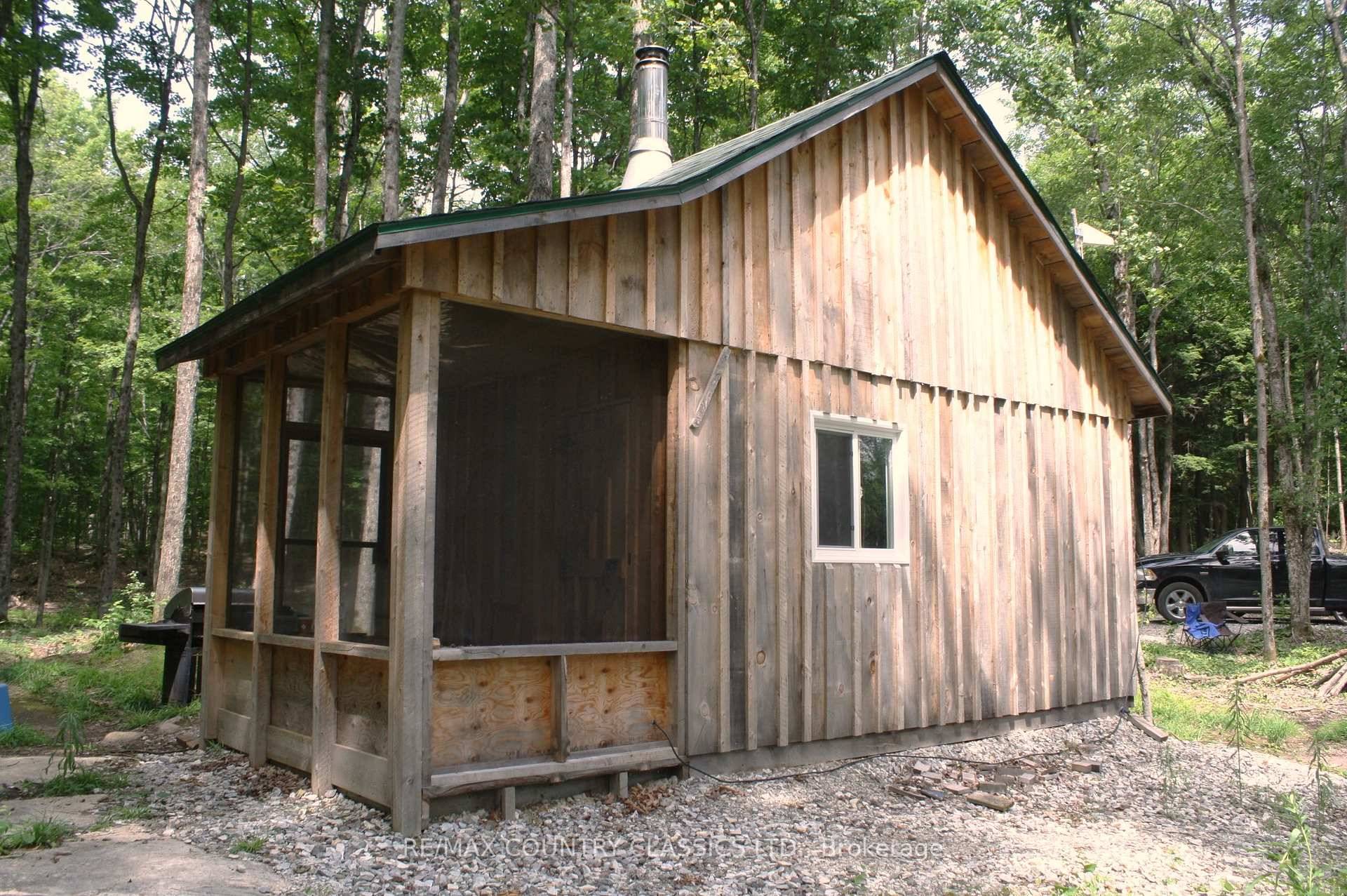 This Roughly 100 acres of beautiful, high and dry, hardwood property is only about 10 minutes from Bancroft via paved road.
