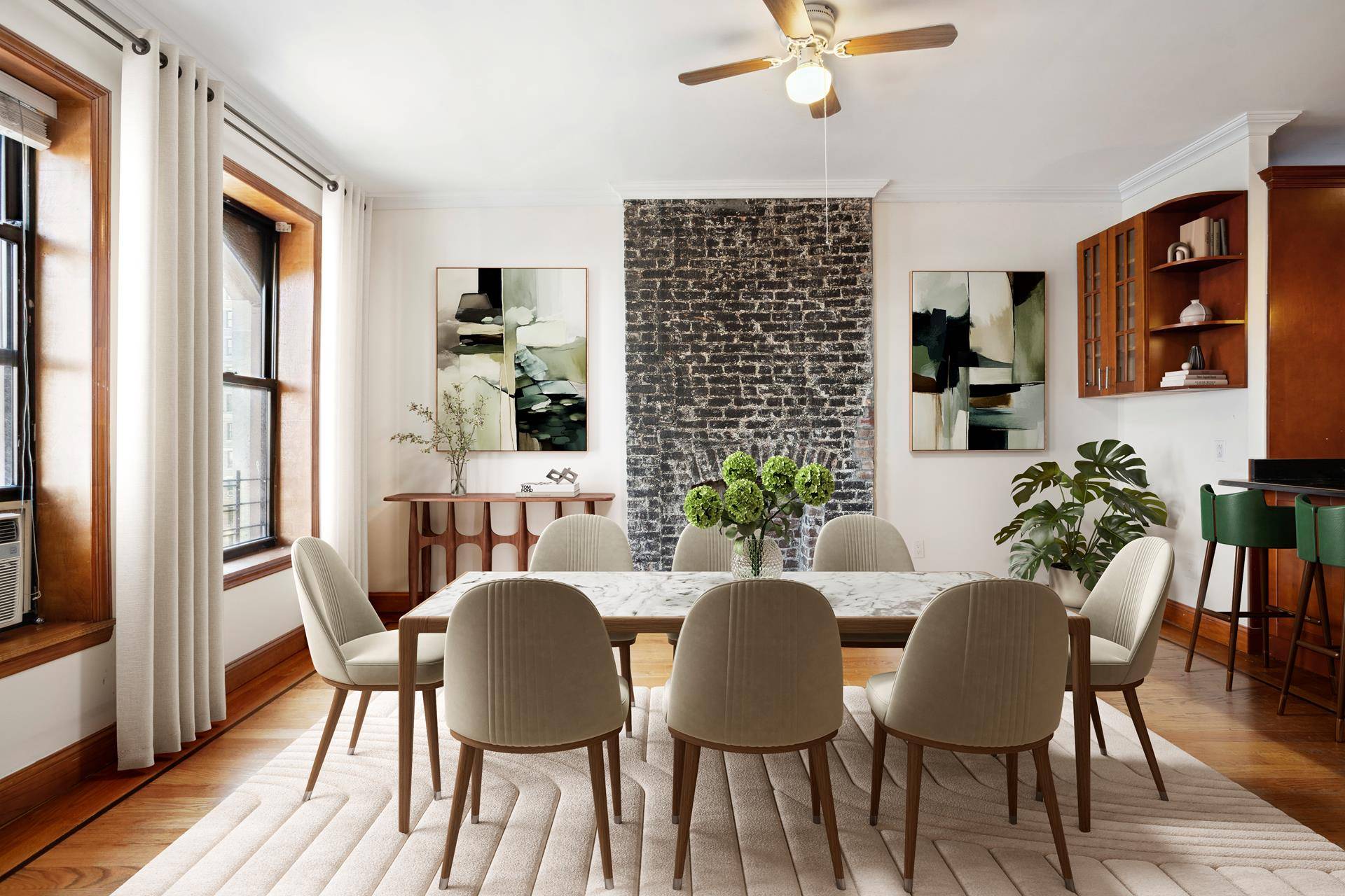 Welcome to Apartment 7C at 839 West End Avenue, a charming 2 bedroom, 2 bathroom home that blends prewar elegance with modern comfort.